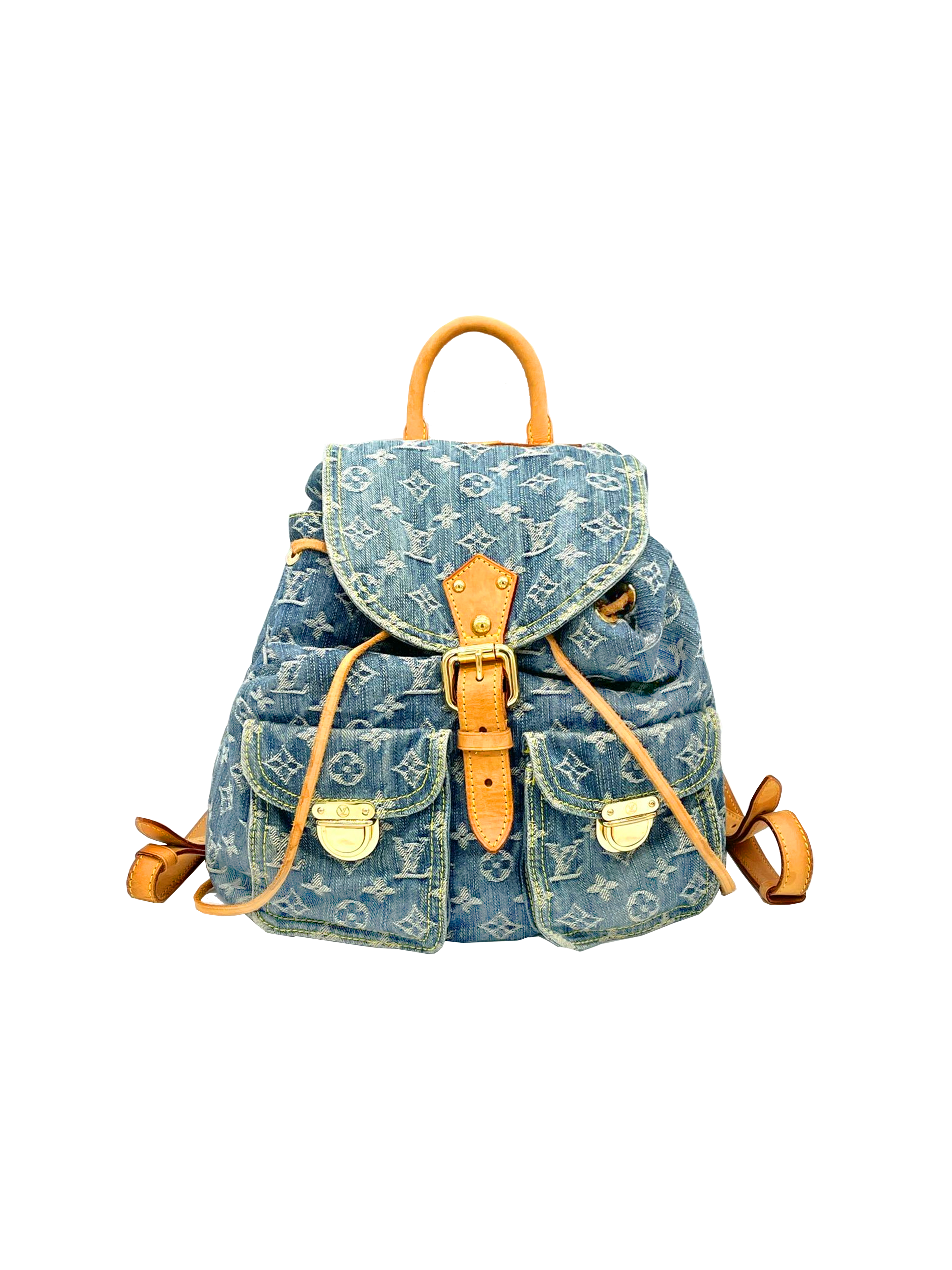 Sac Néo Speedy LOUIS VUITTON denim 2005 - VALOIS VINTAGE PARIS