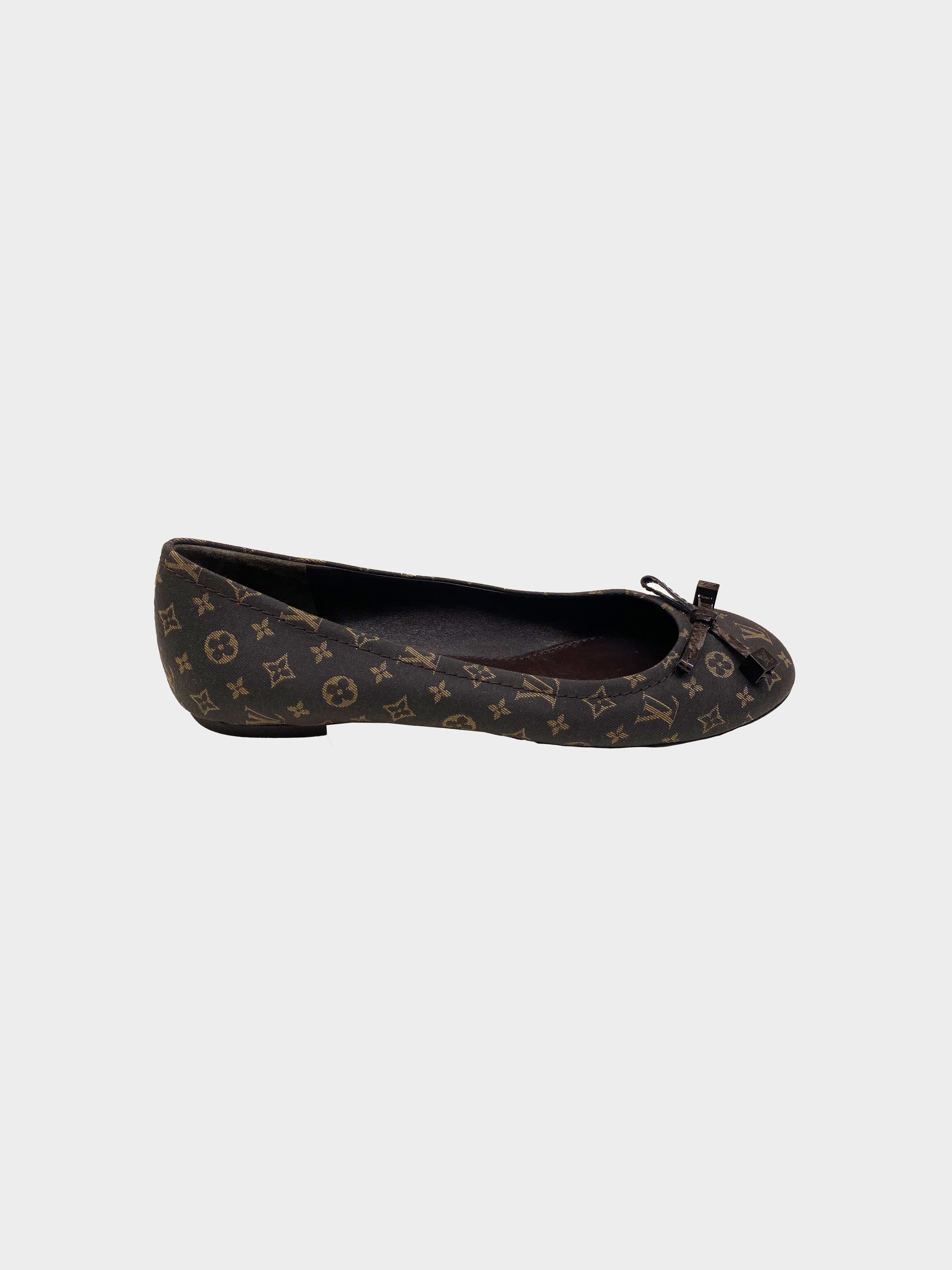 Louis Vuitton 2010s Monogram Ballet Flats