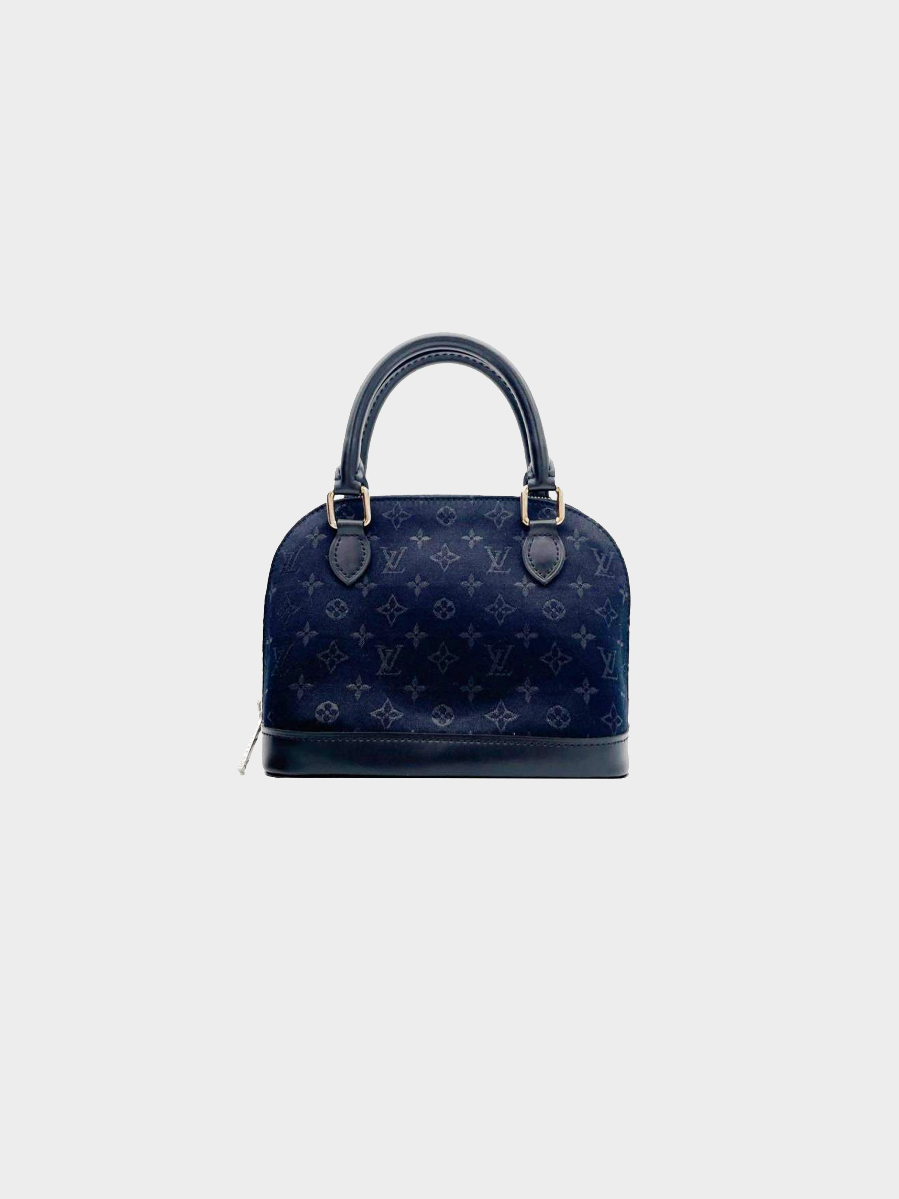Louis Vuitton, Bags, Louis Vuitton Rare Nano Alma Blue Epi Denim