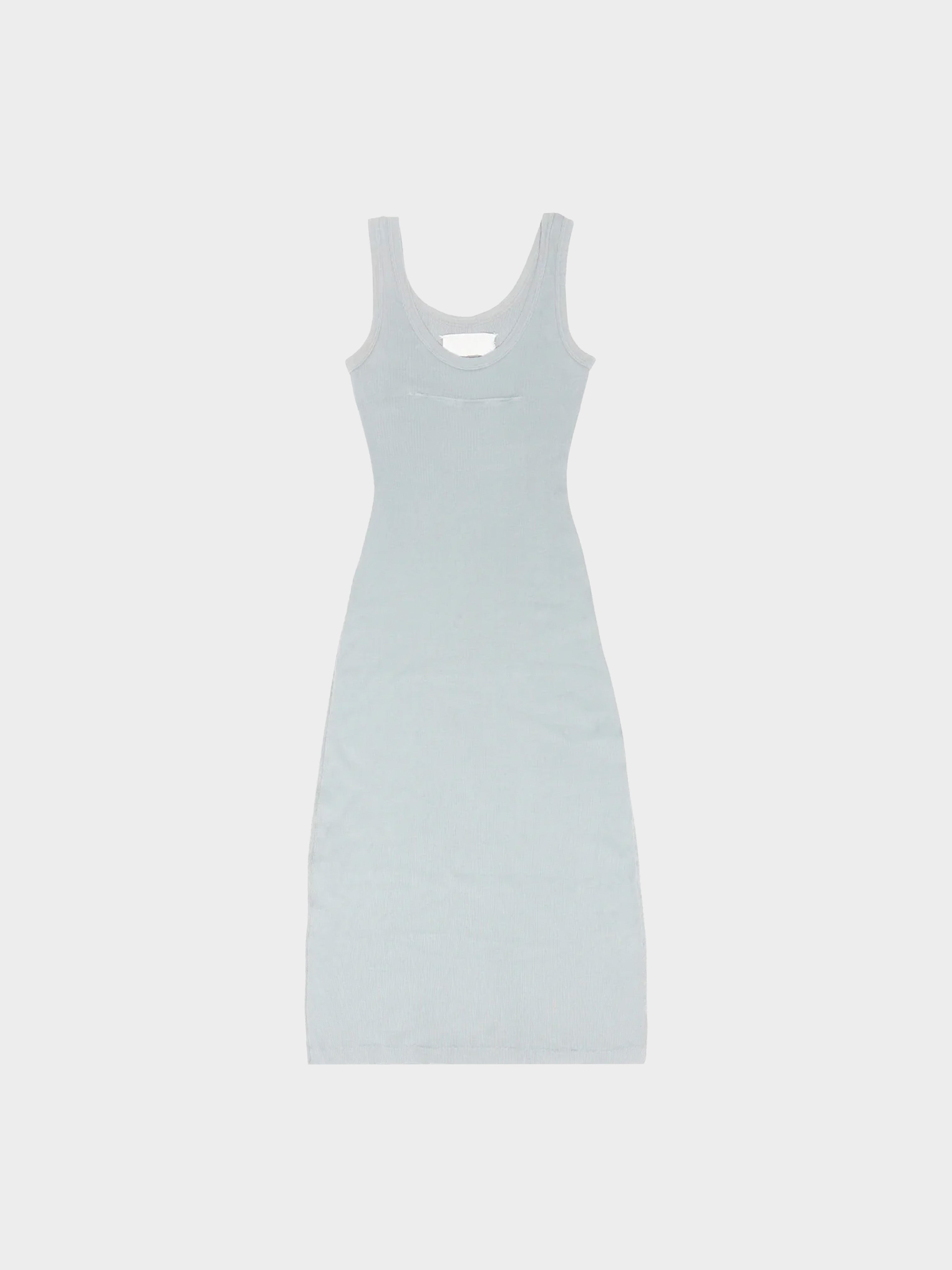 Maison Martin Margiela AW 1994 Grey Ribbed Knit Dress