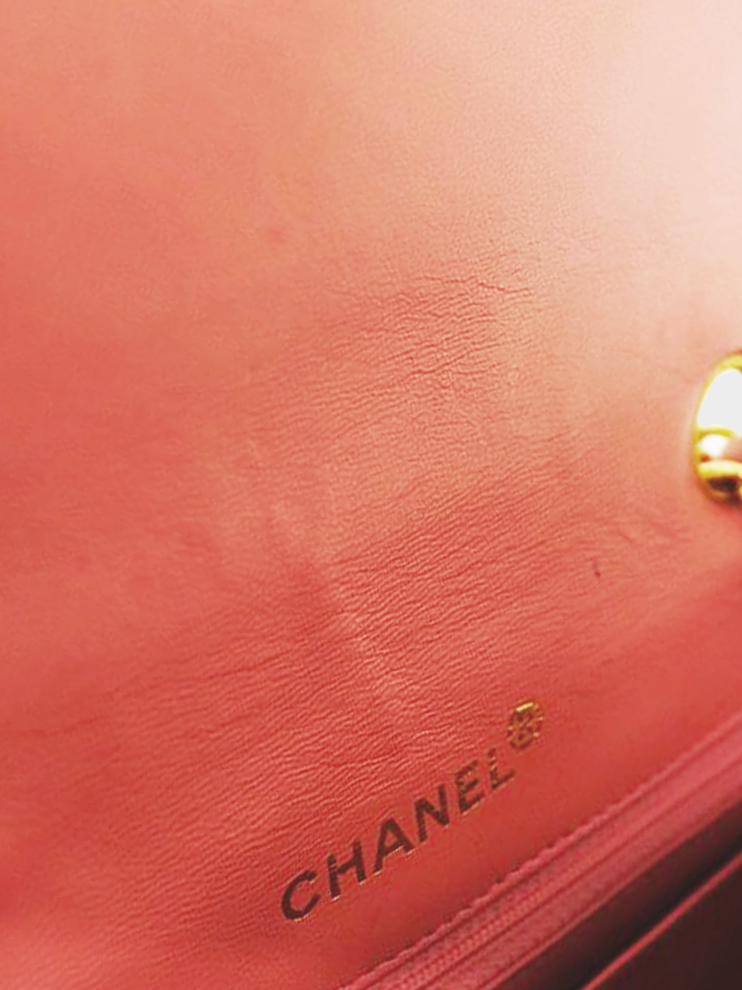 Chanel 1990 Pink Diana Matelasse Bag