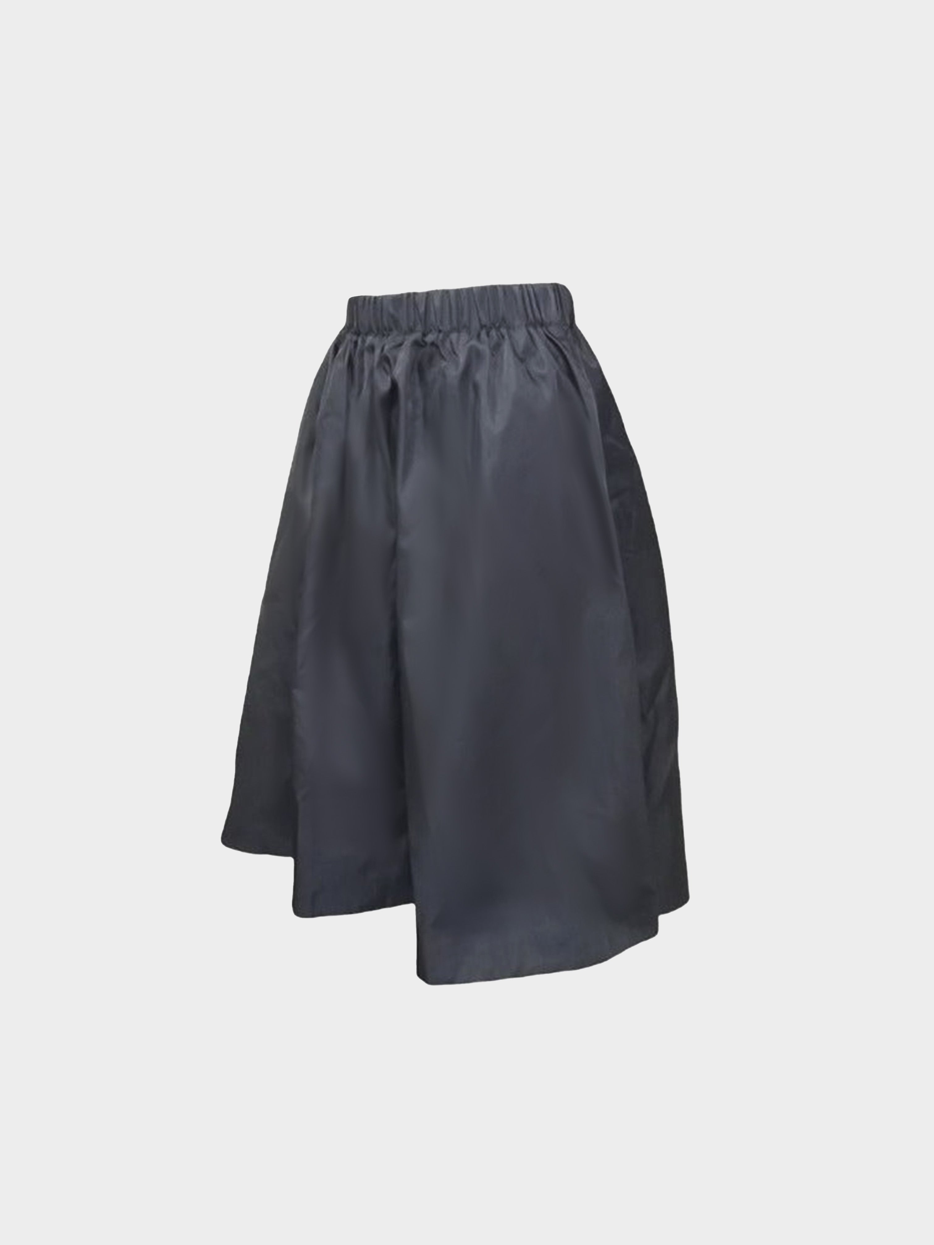 Prada Fall 2016 Black Puffy Gabardine Skirt