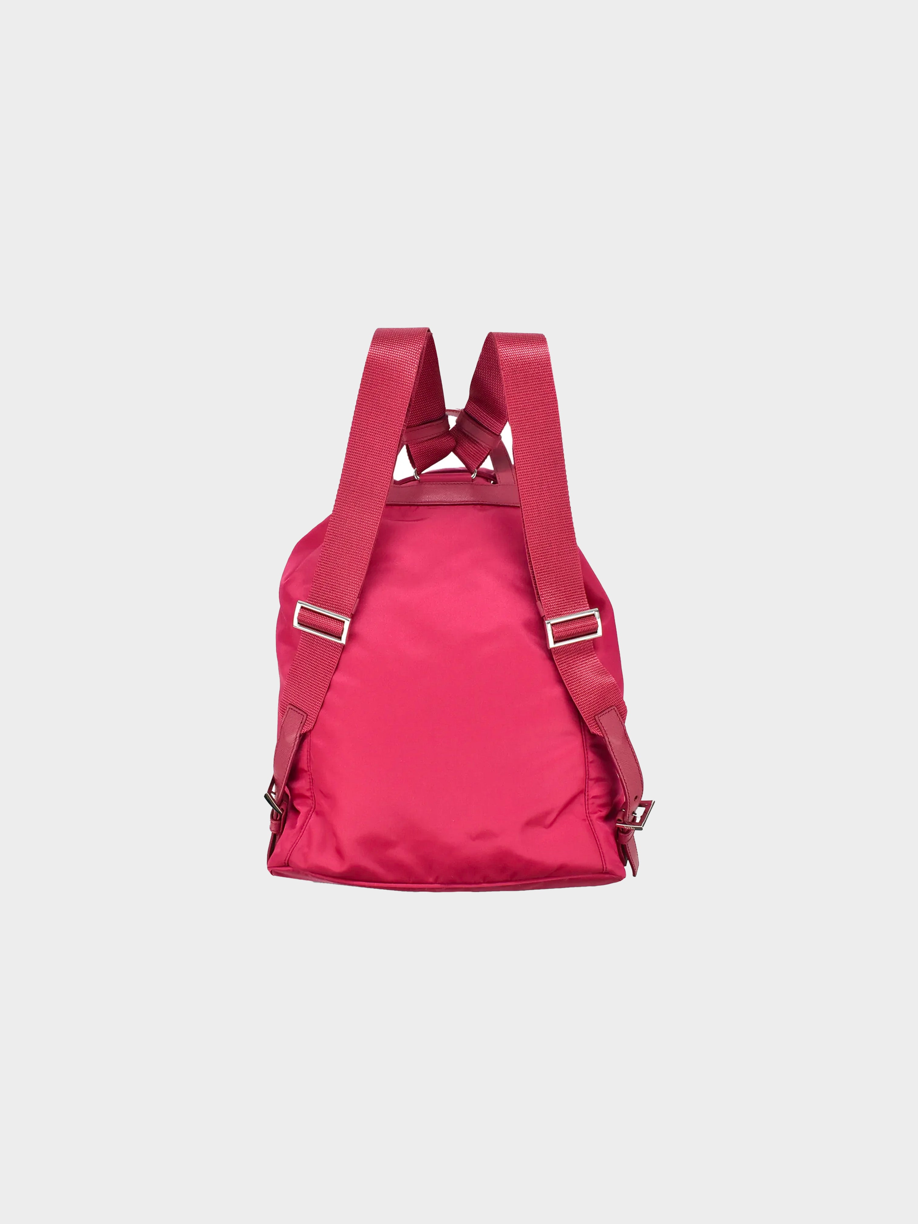 Prada 2010s Pink Nylon Vela Backpack