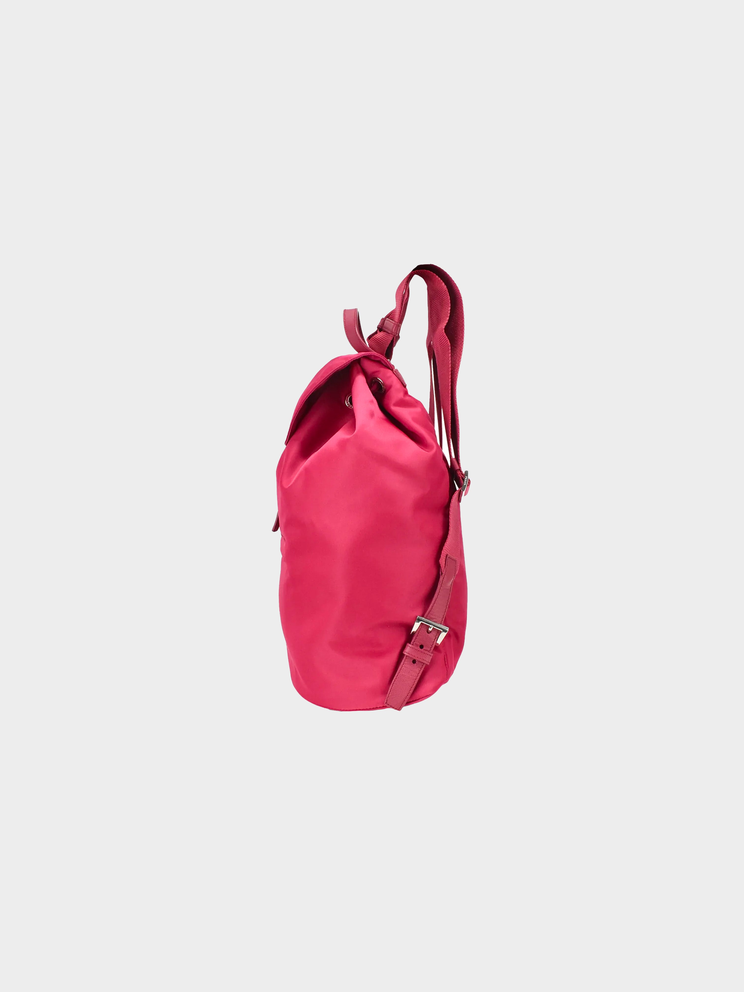 Prada 2010s Pink Nylon Vela Backpack