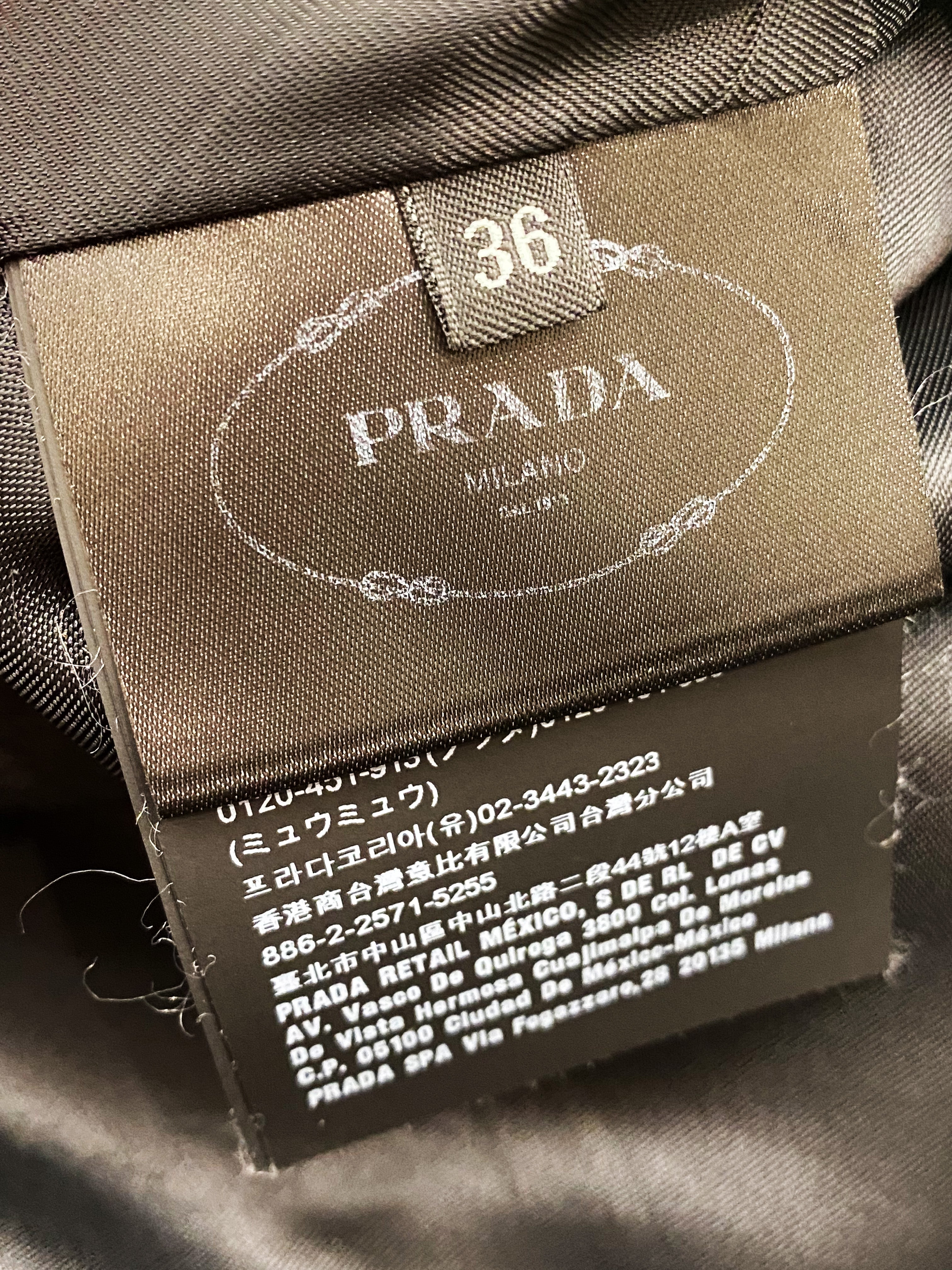 Prada Spring 2019 Black Nylon Babydoll Dress