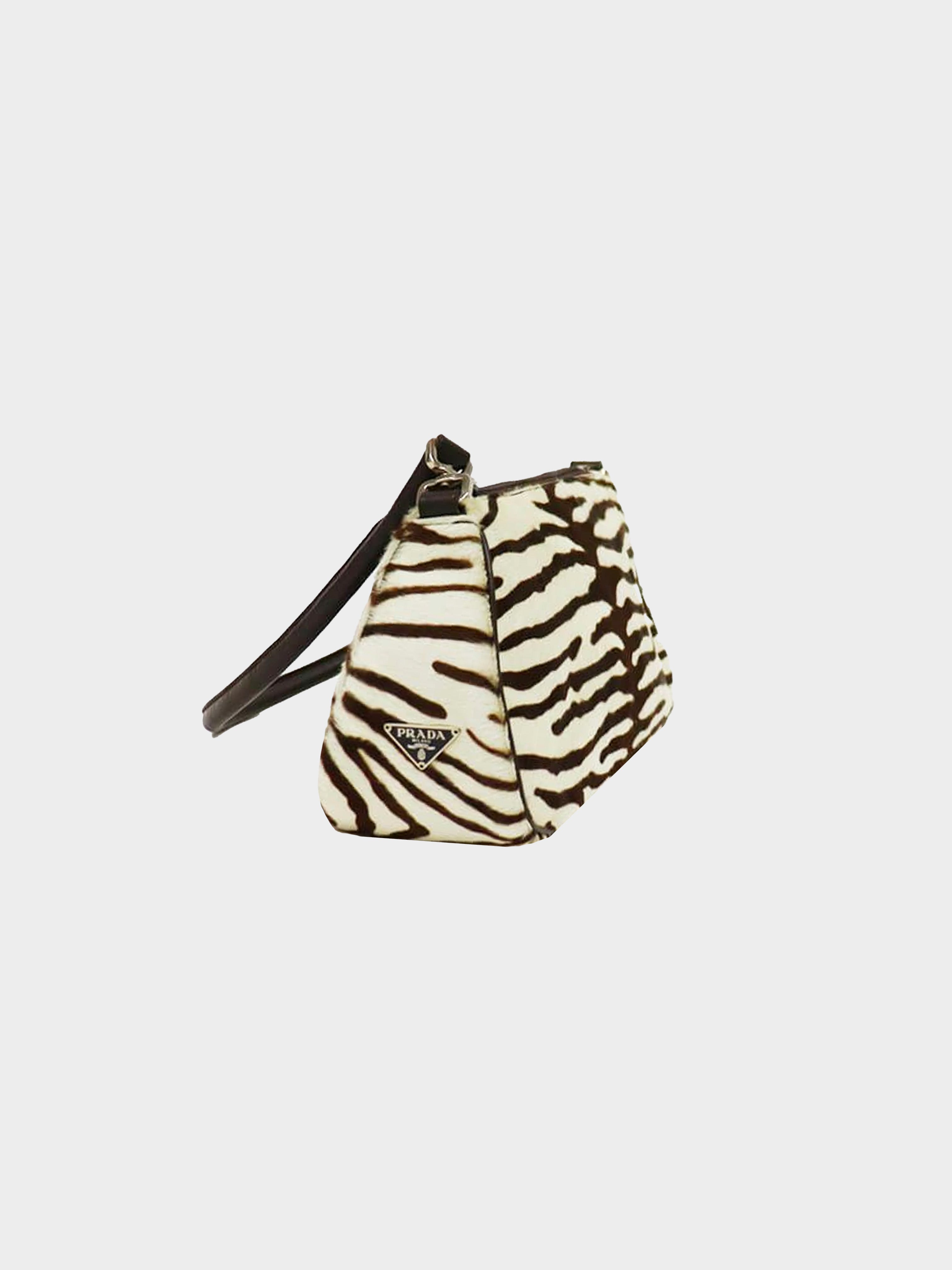 Prada 2000s Zebra Ponyhair Bag INTO