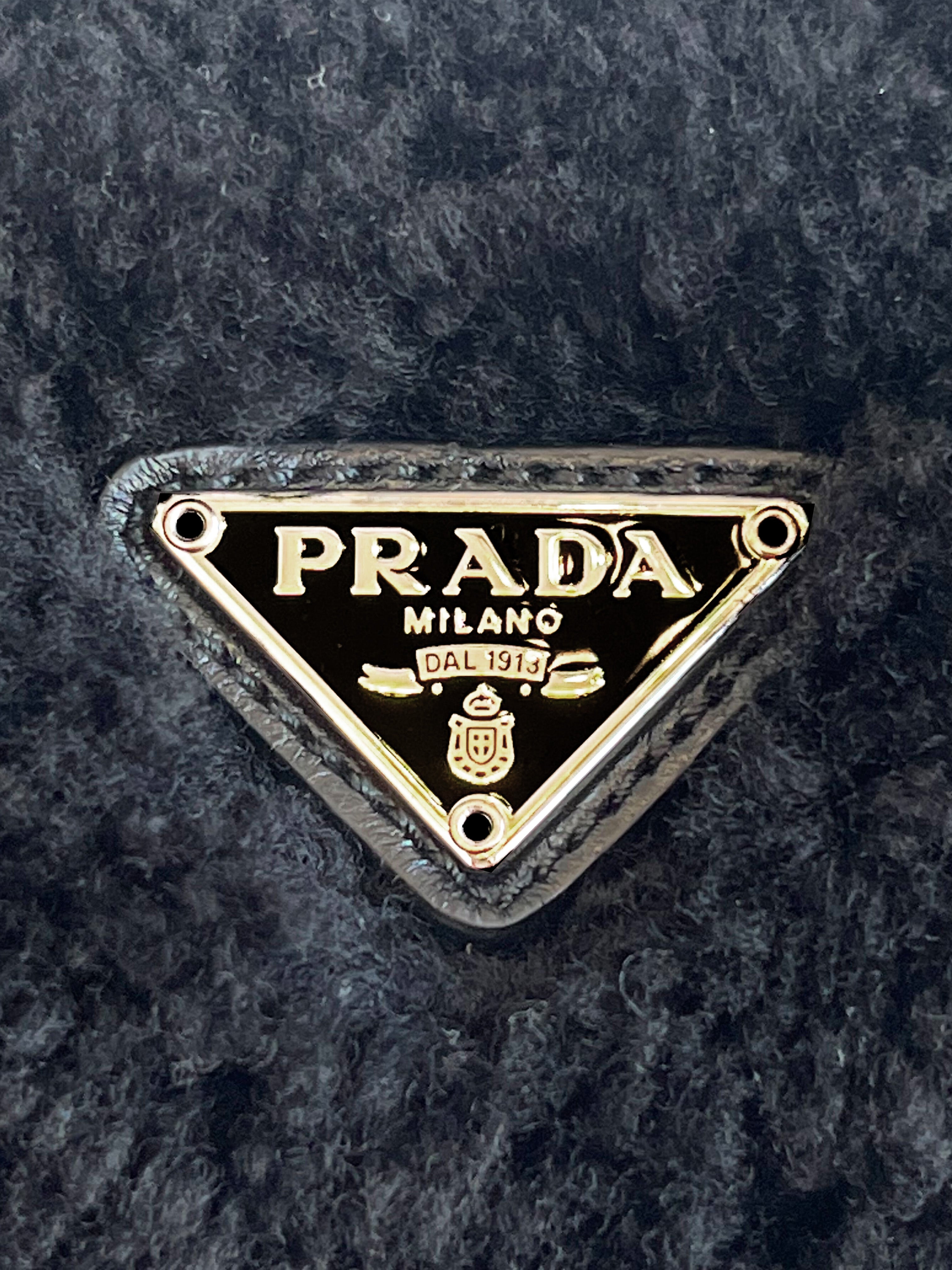 Prada Re-edition 2000 Shearling Bag