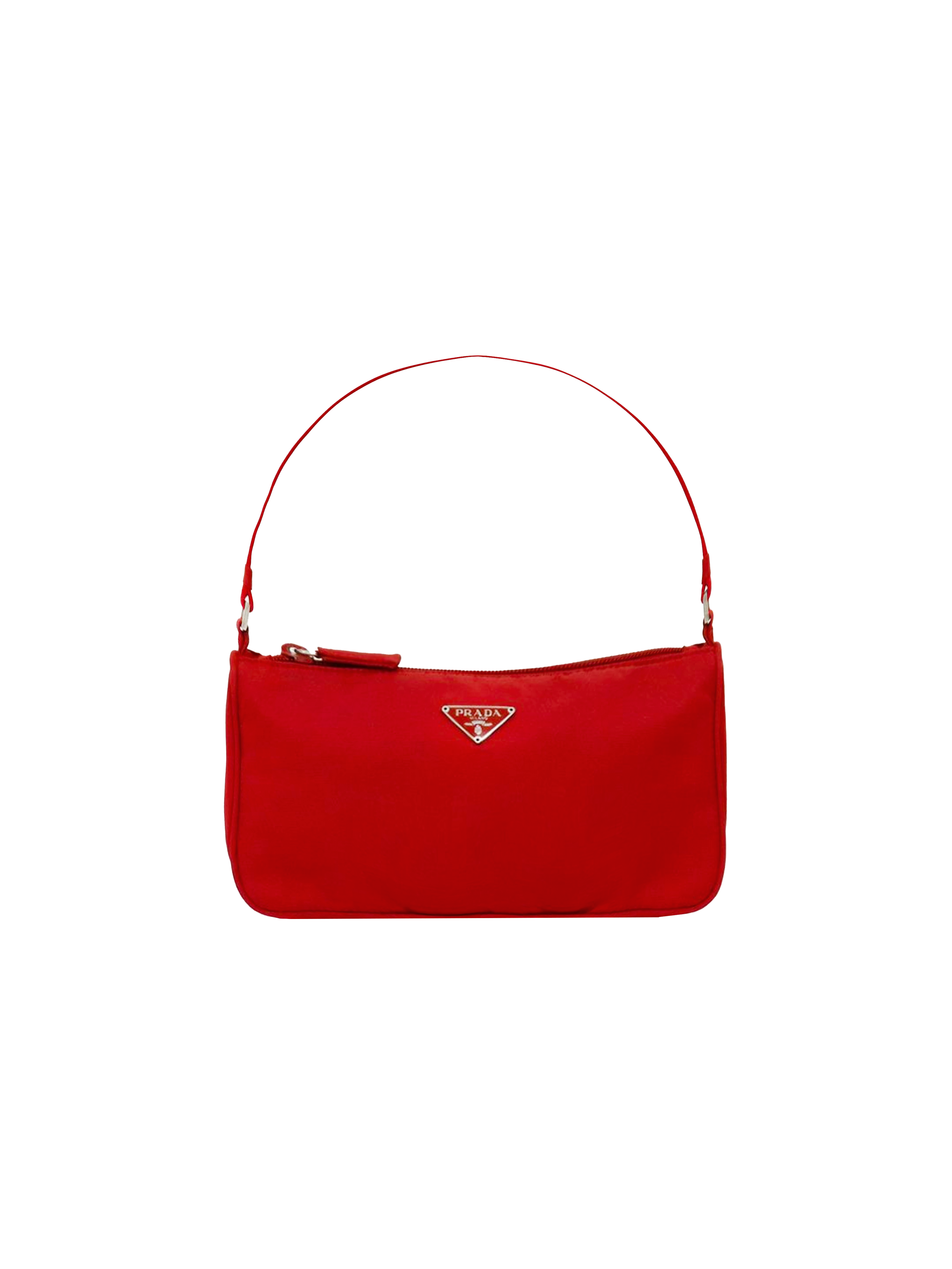Prada L-shaped zipper wallet red gold metal fittings ladies bi-fold wallet  1ML225 PRADA used – 銀蔵オンライン