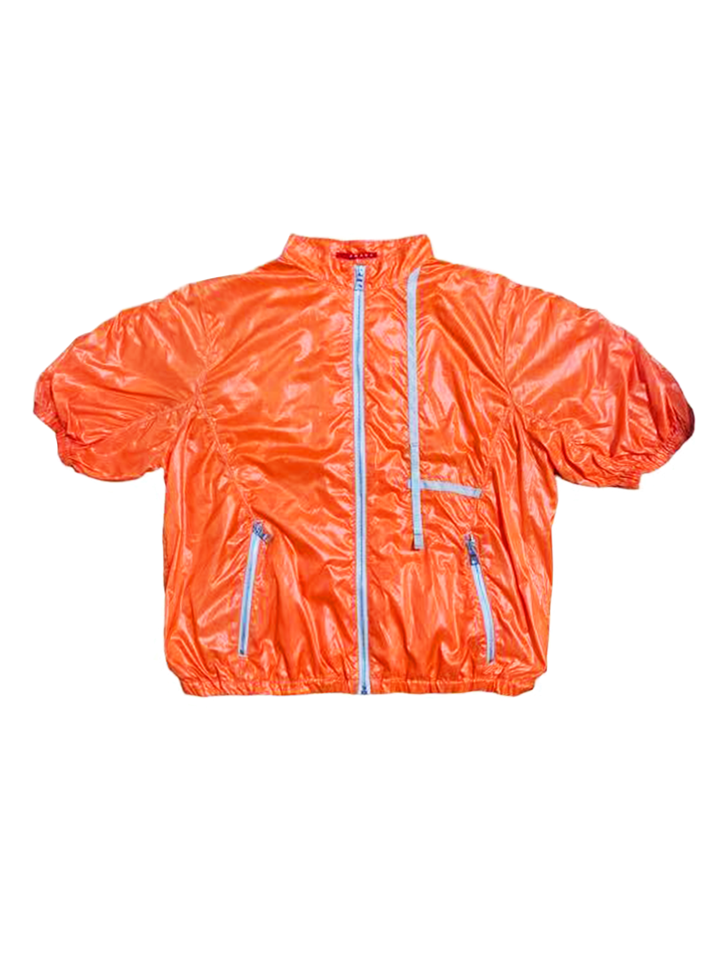 Prada Sport  Orange Nylon Windbreaker · INTO