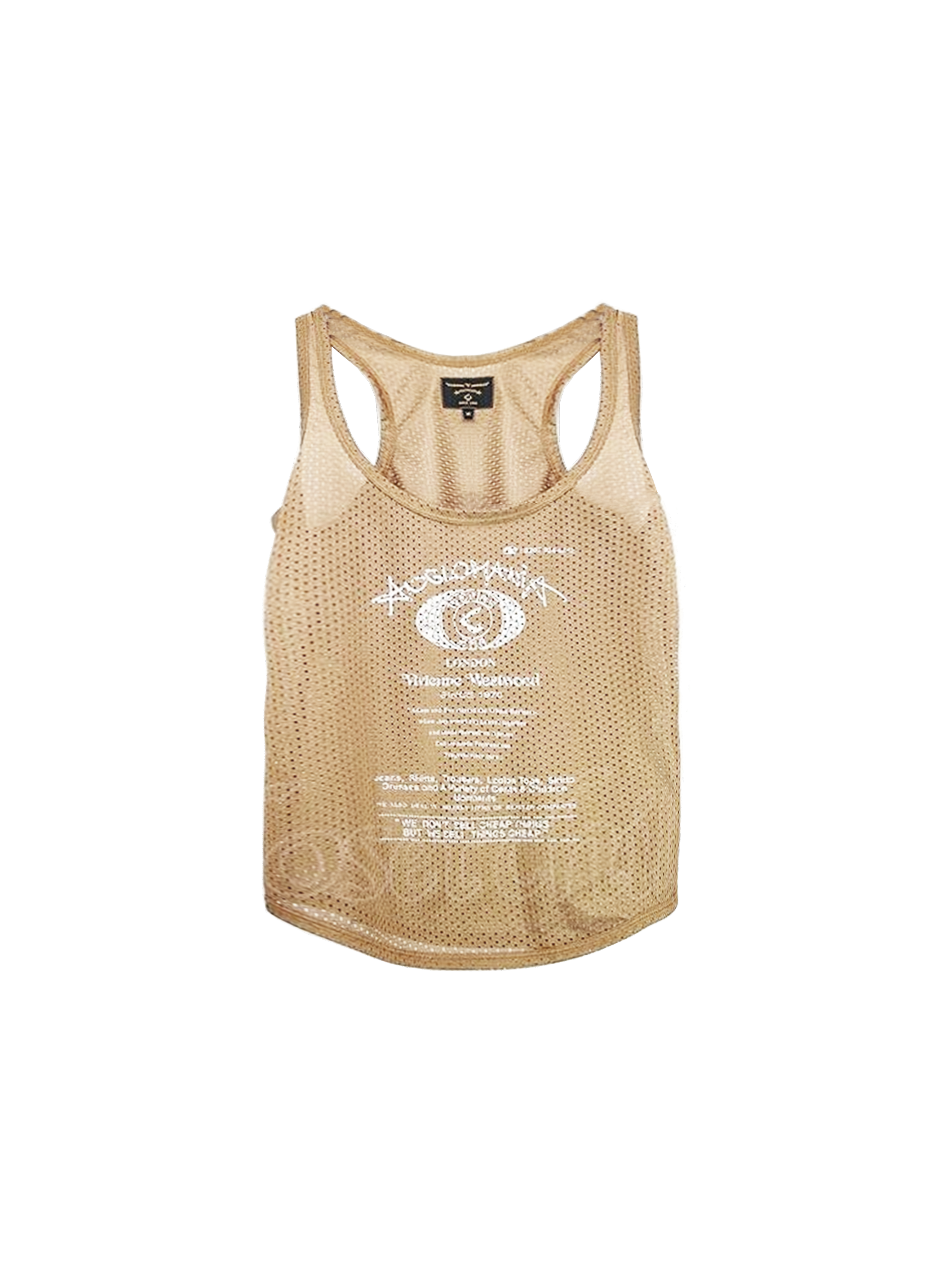 Vivienne Westwood 2000s Beige Mesh Top