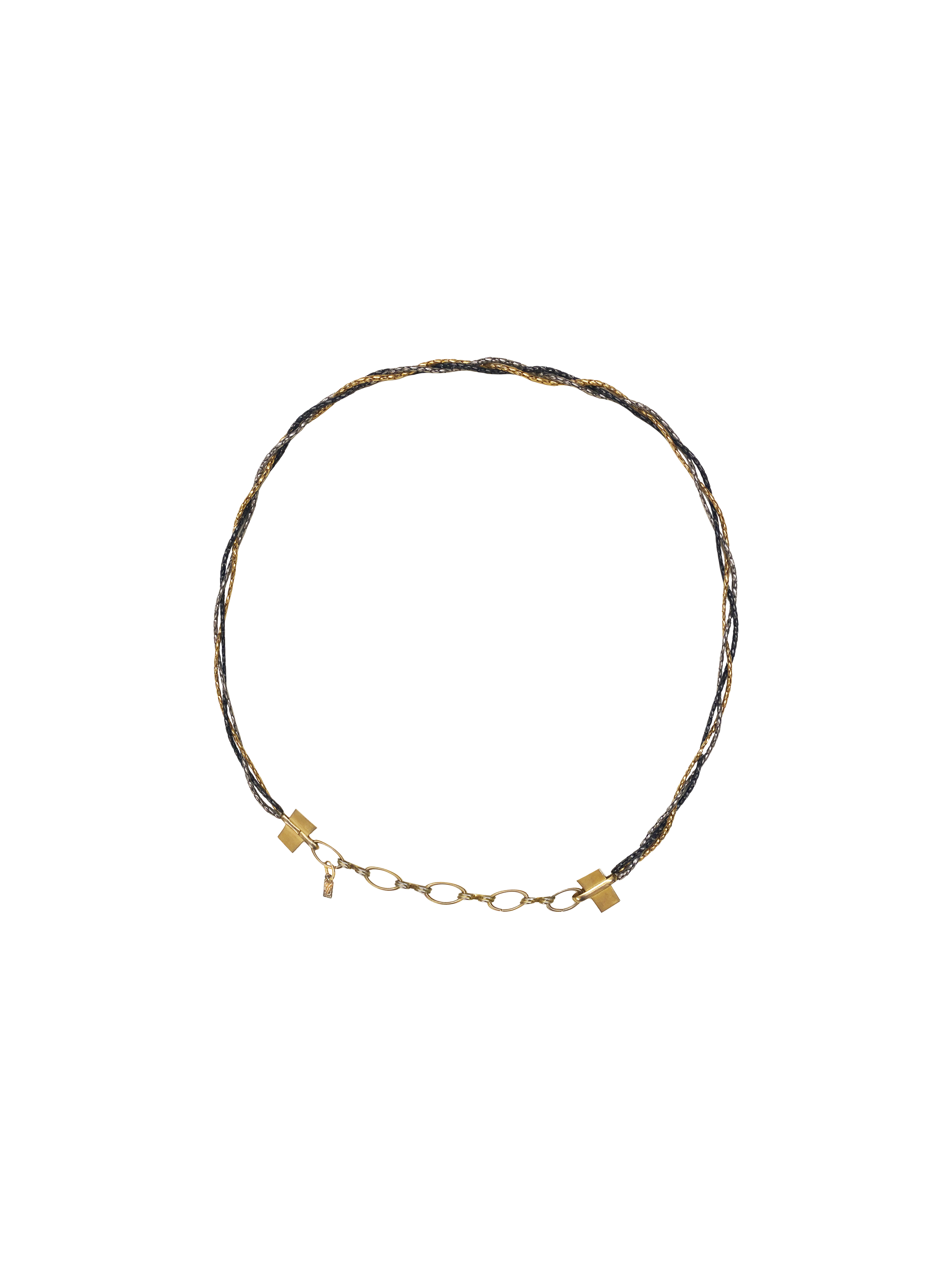 Yves Saint Laurent 2000s Vintage Mixed Metal Chain Belt