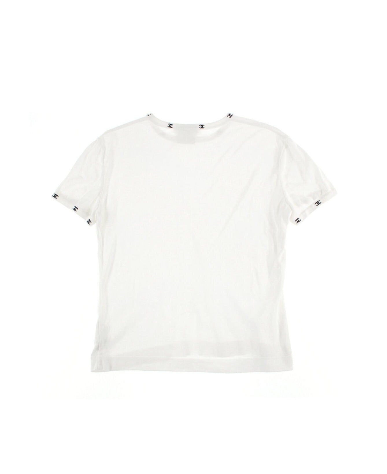 Chanel 2000s Rare Multi-CC Turtleneck T-Shirt · INTO
