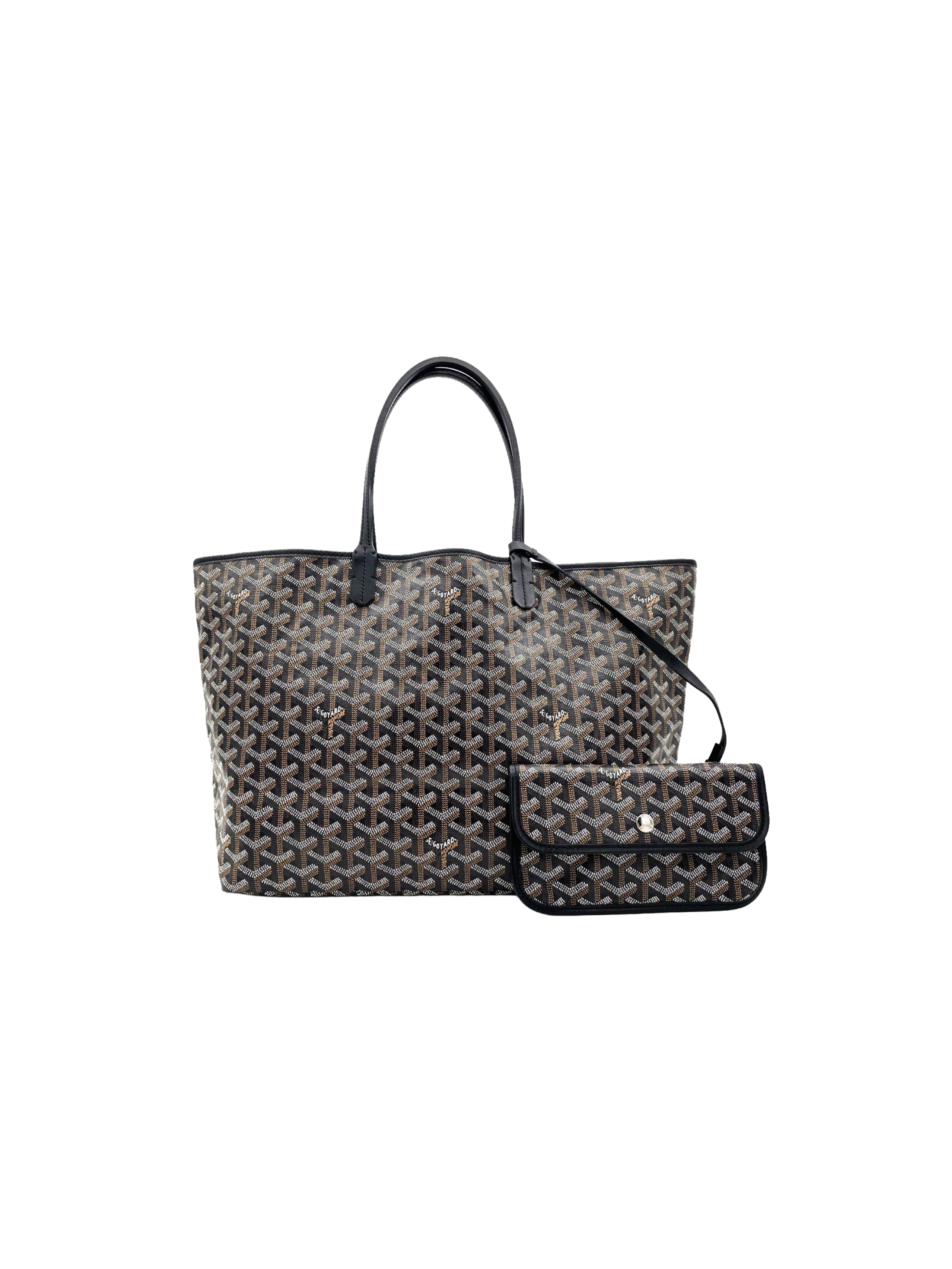 Goyard 2000s Saint Louis PM Black Tote Bag · INTO