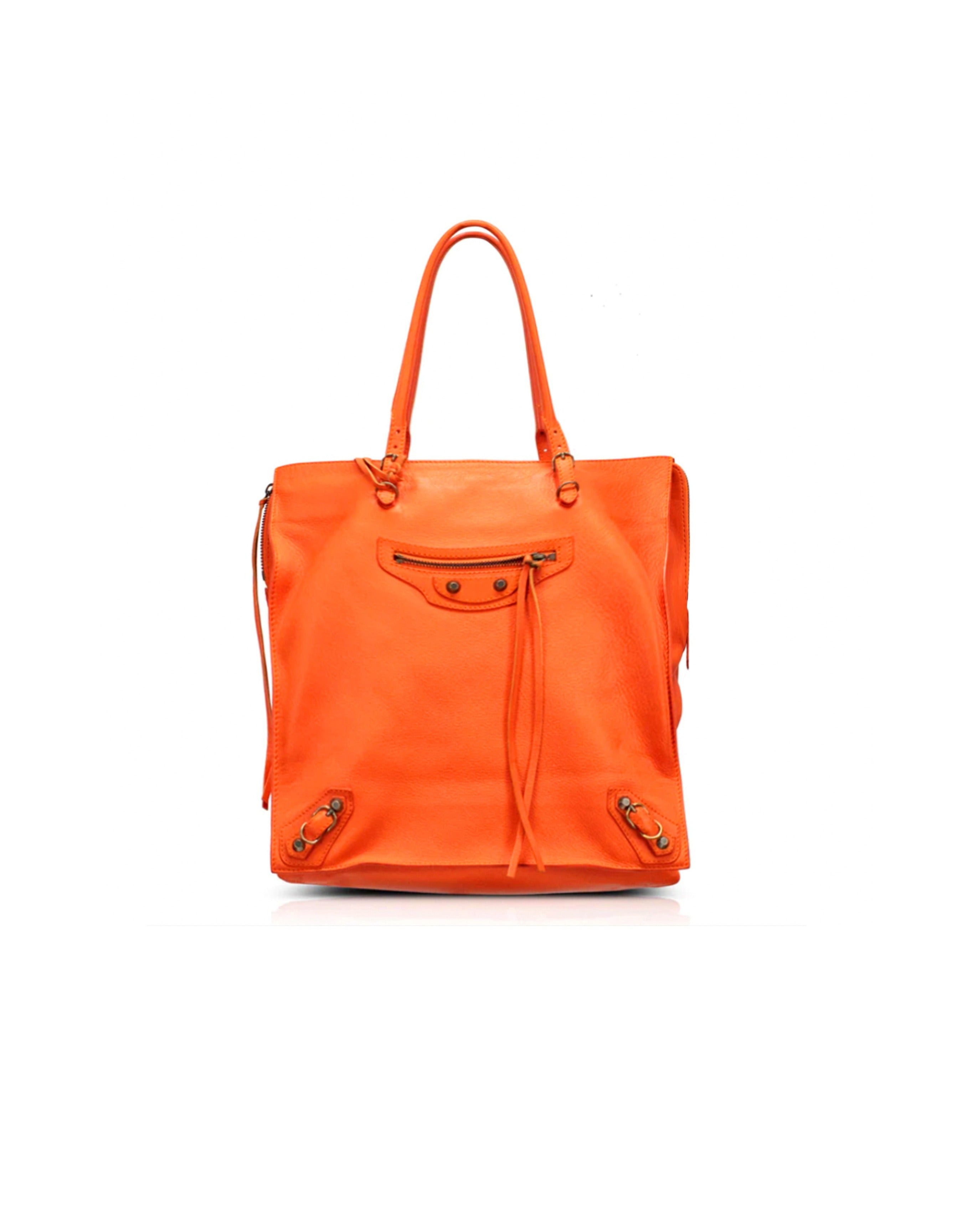 Balenciaga Orange Handbags | ShopStyle