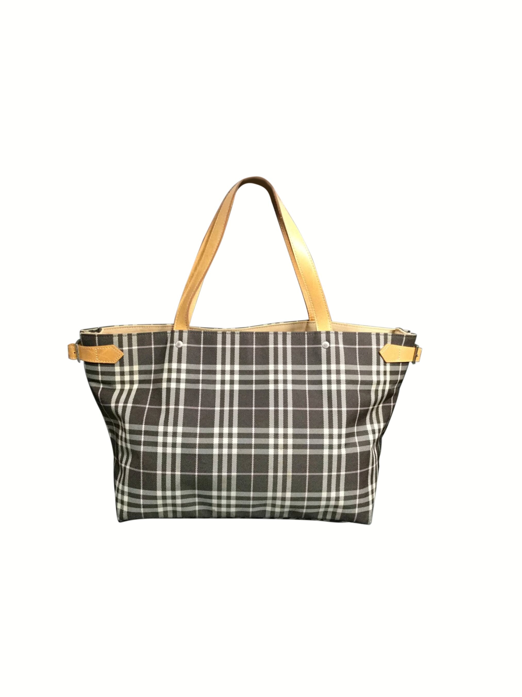 Burberry, Bags, Original Burberry Purse Brown Leather And Plaid