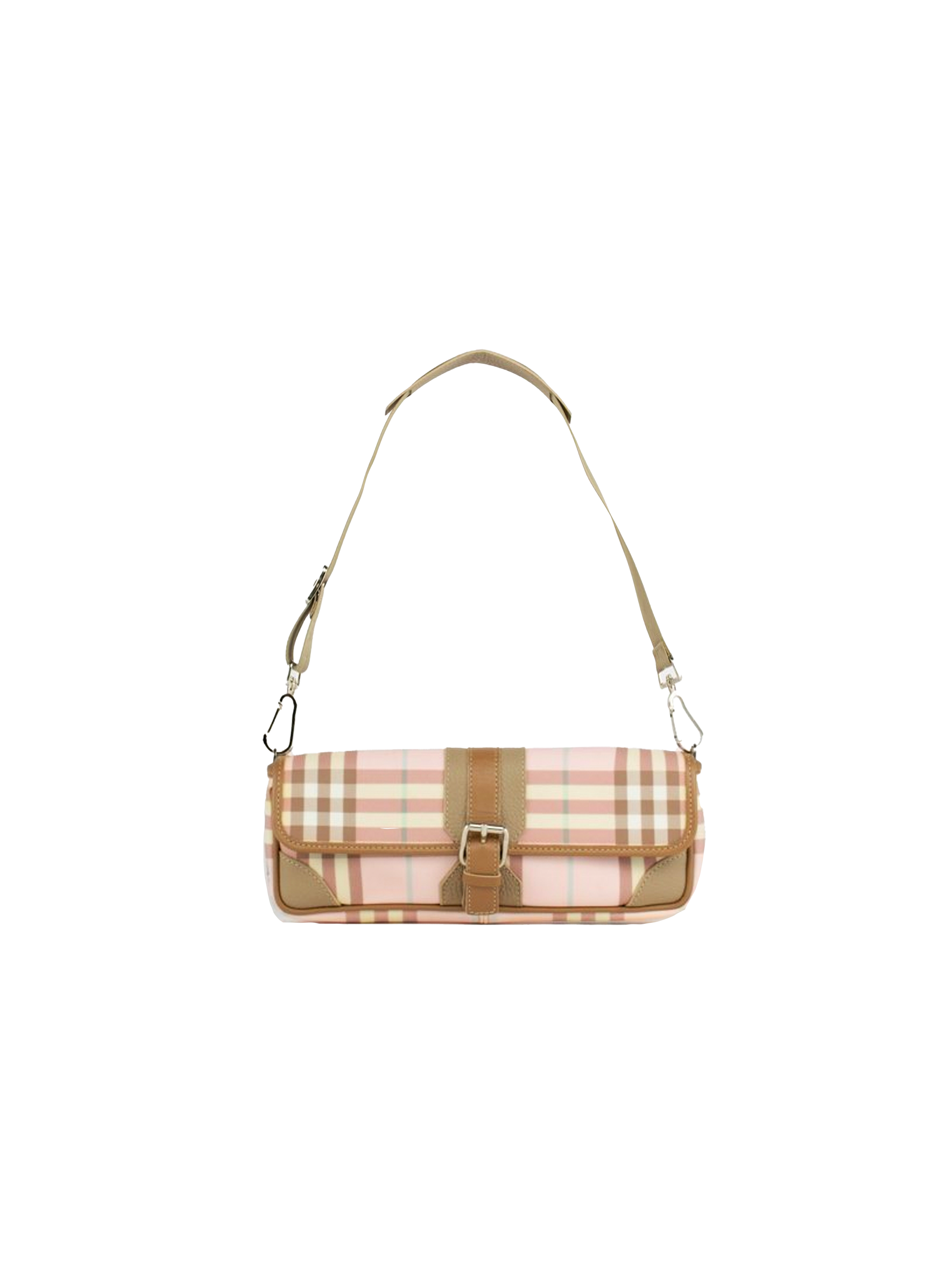 Burberry 2010s Pink Novacheck Shoulder Bag