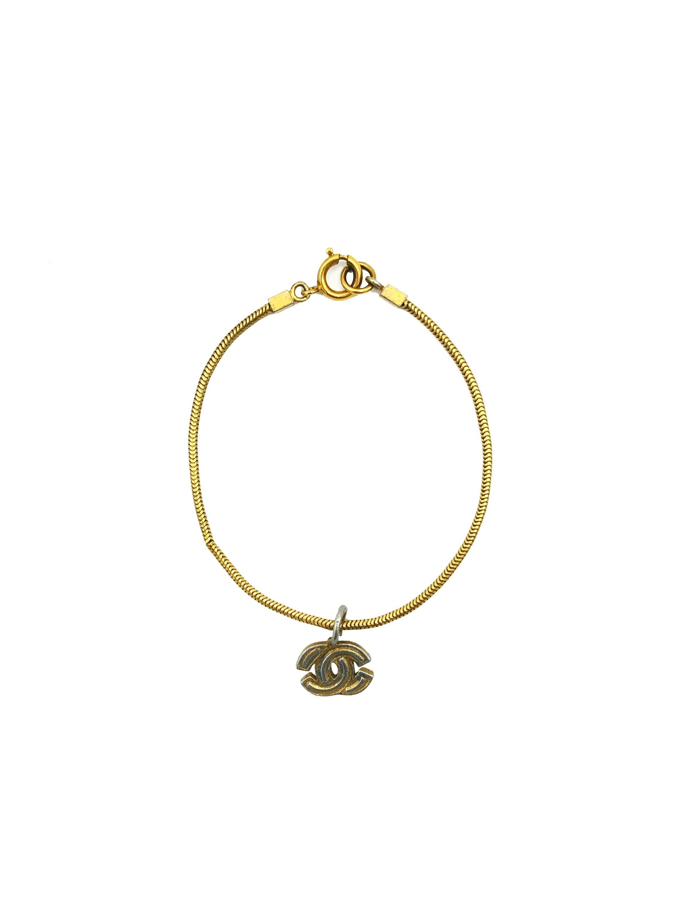 Chanel Gold CC Bracelet