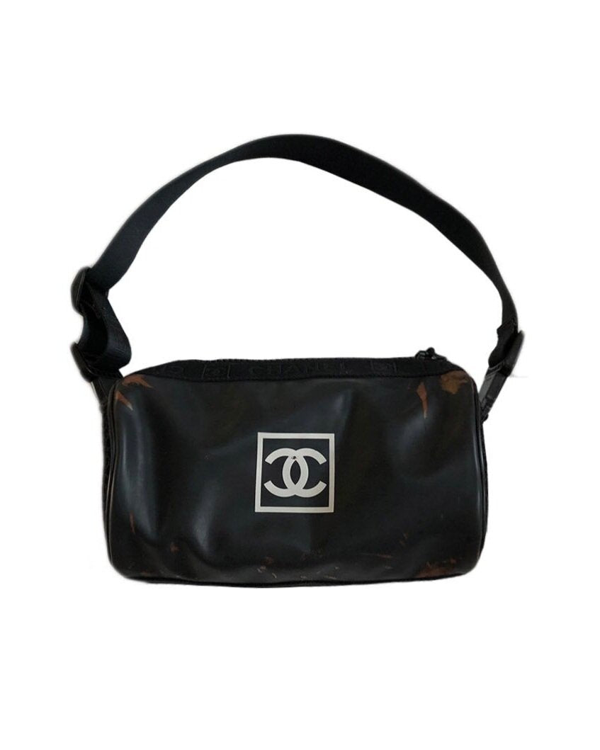 Chanel Sports Rare CC Mark Nylon Duffle · INTO