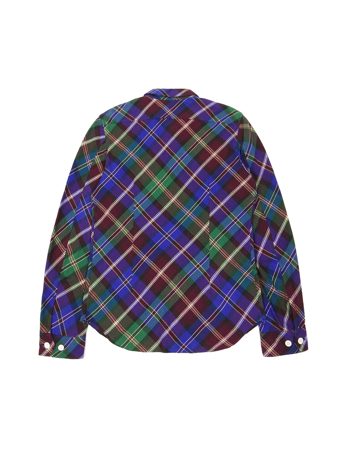 Comme Des Garçons 1997 SS Homme Plus Plaid Zipped Shirt