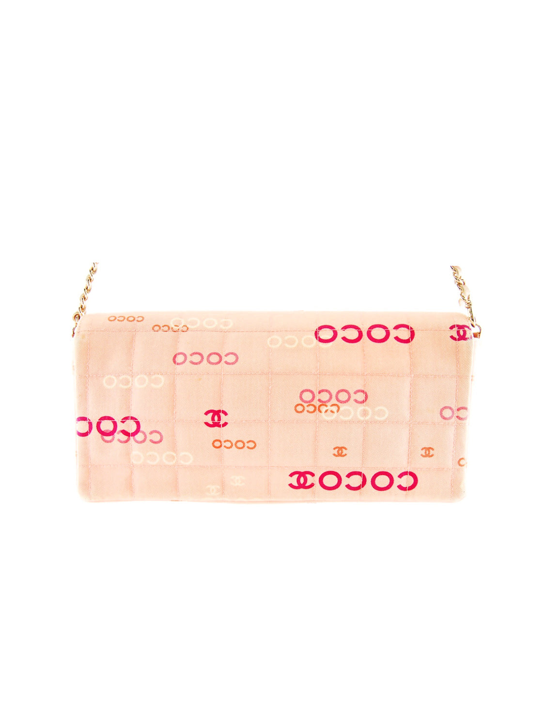 Chanel 2005 Cloth Rare Coco Pink Flap Bag