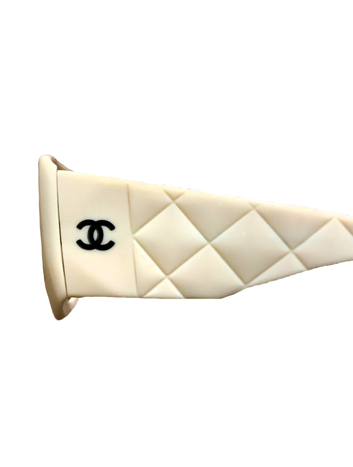 Chanel 2000s Cream Tortoise Rare Acetate Sunglasses