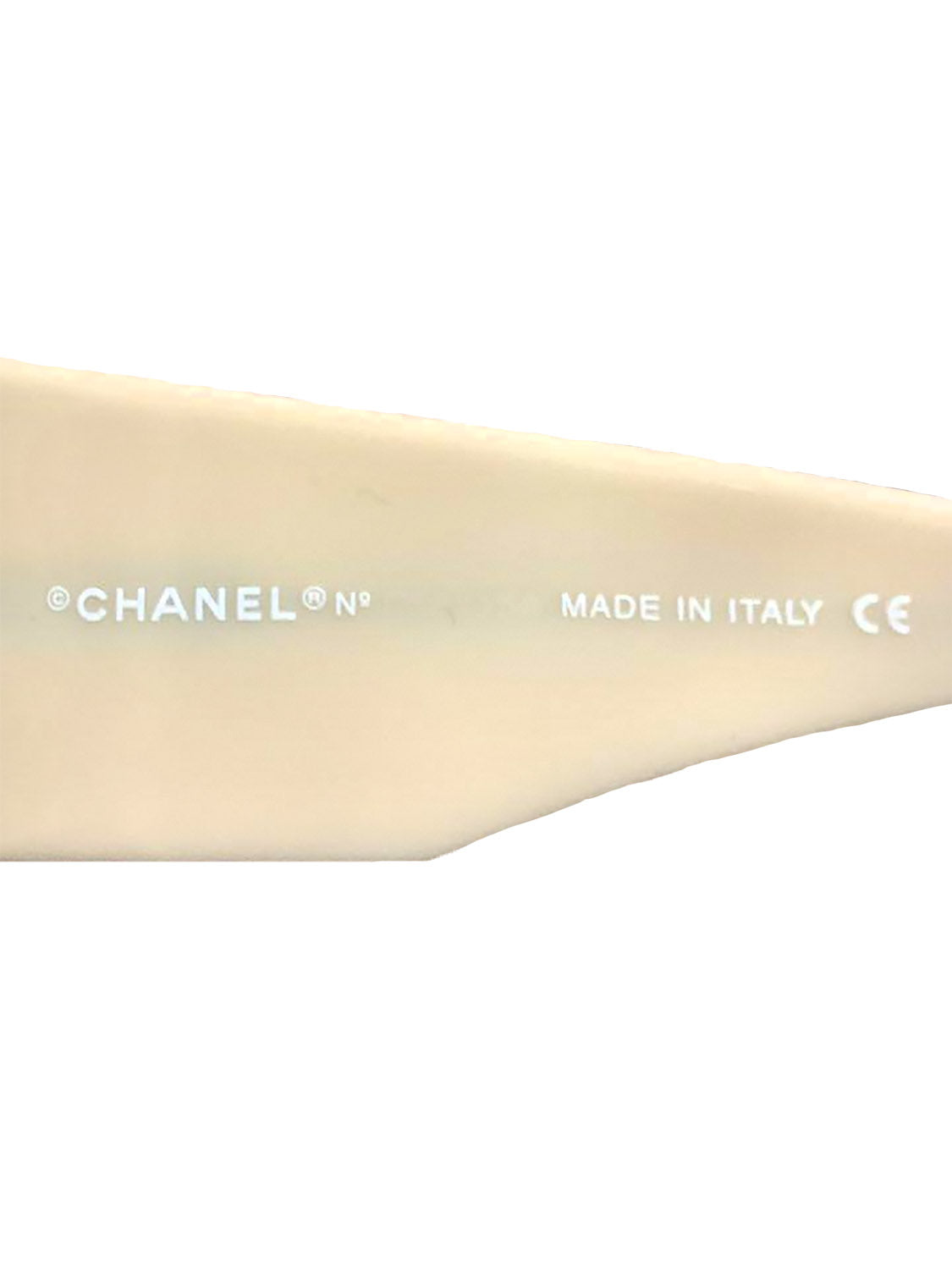 Chanel 2000s Cream Tortoise Rare Acetate Sunglasses · INTO