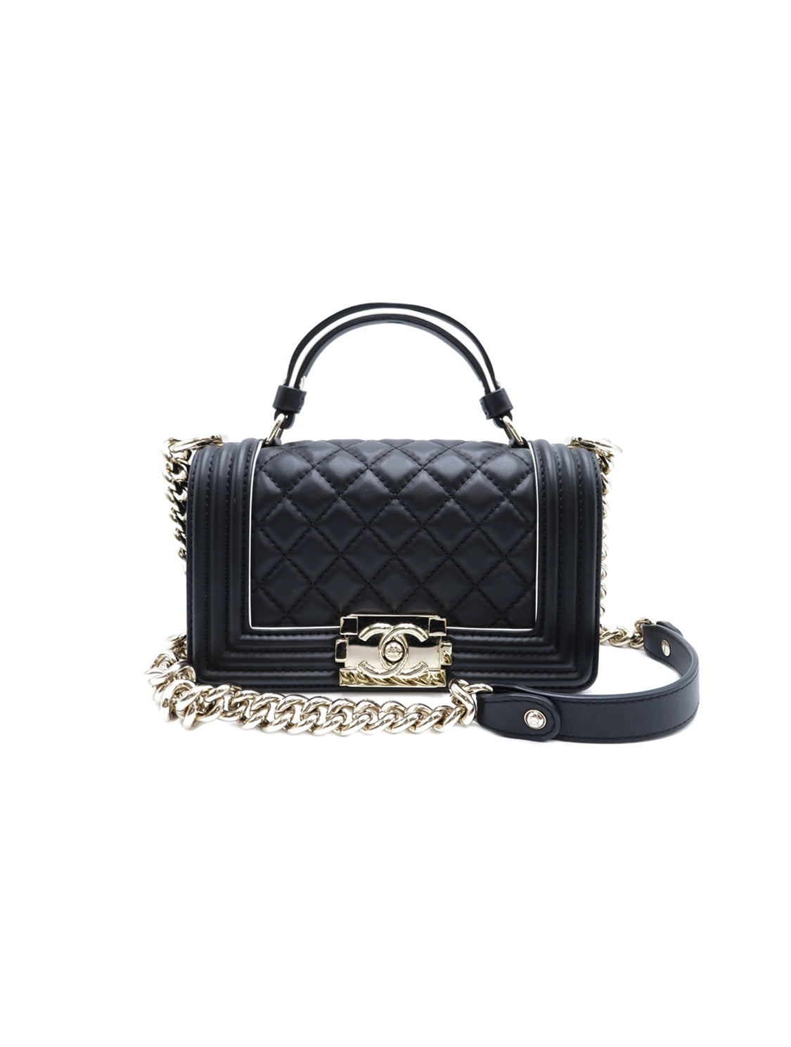 Vintage CHANEL Top Handle Child Flap Bag – Le Plaisir Archive