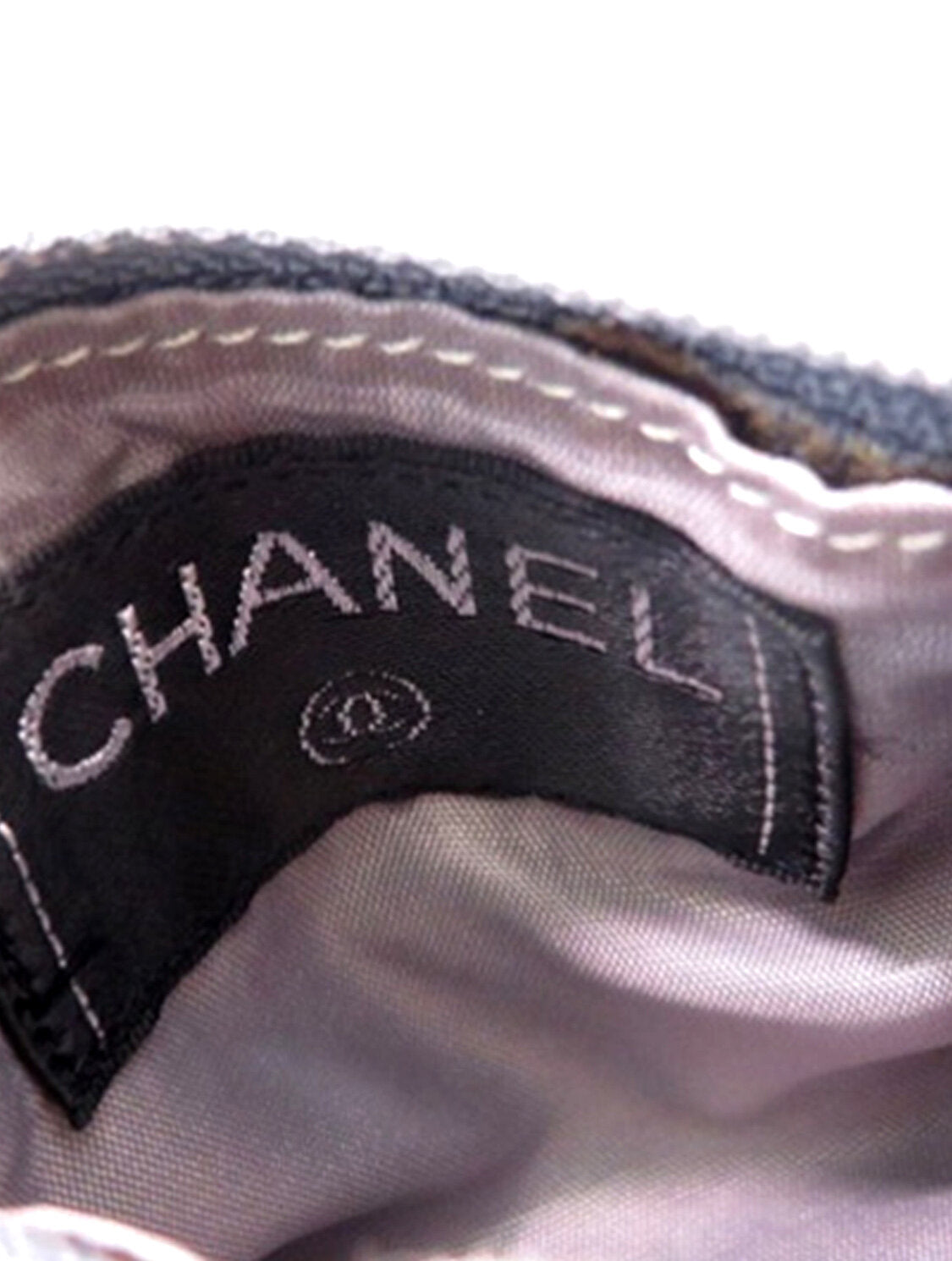 Chanel Sports Gray Nylon Mini Pouch Bag