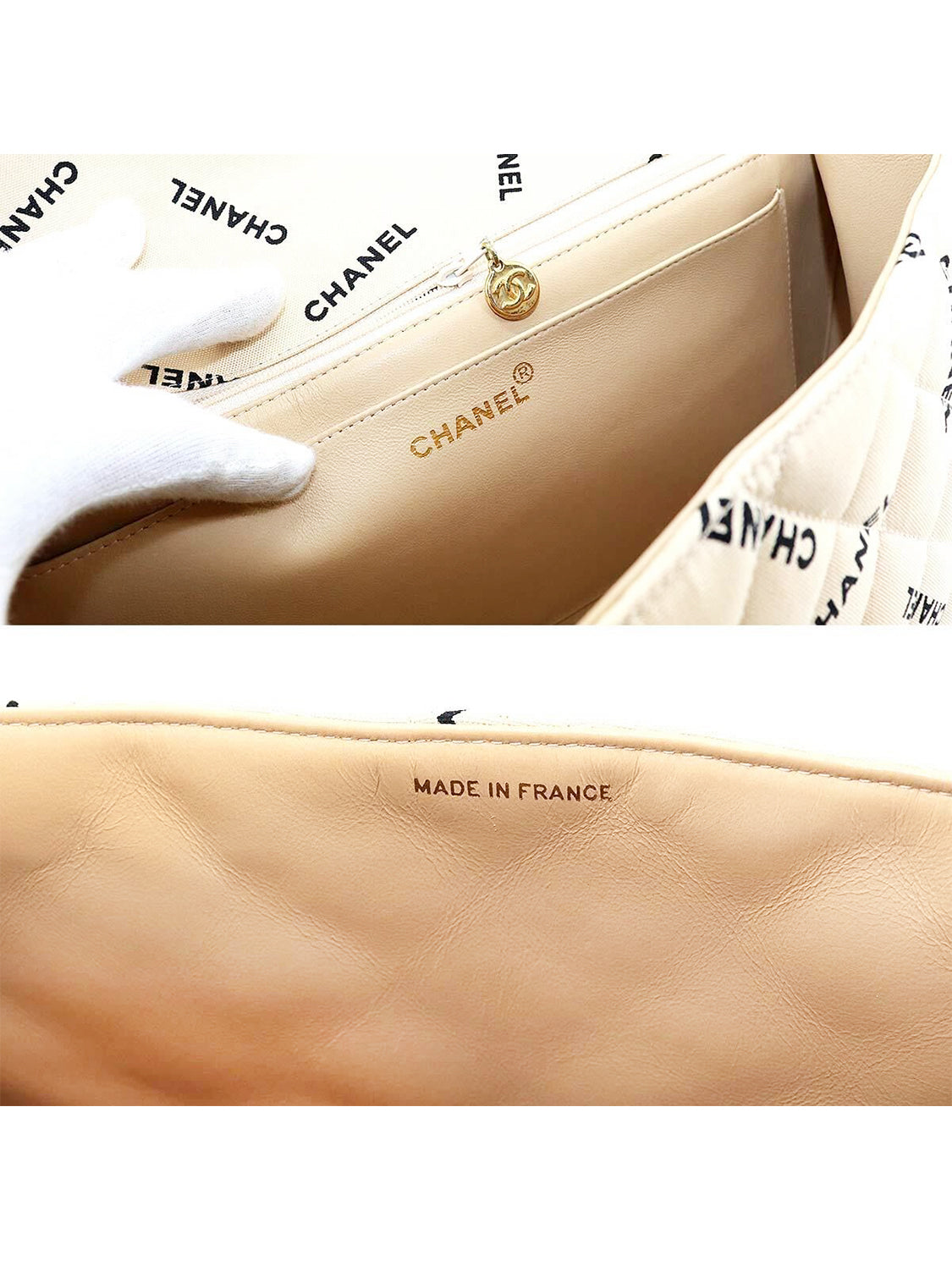 Chanel 2000s Rare Multi Logo Leather Flap · INTO