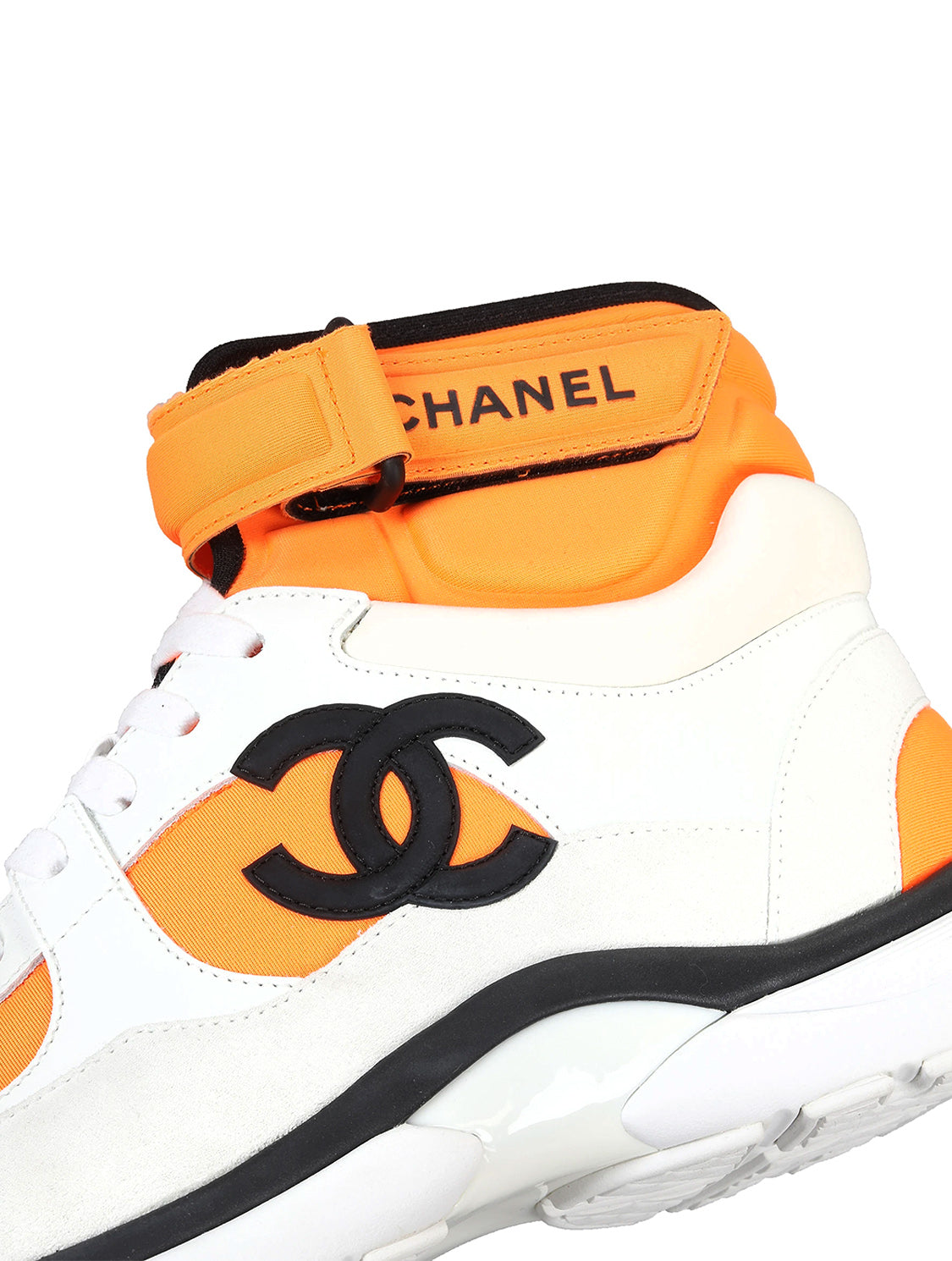 Chanel Orange SS 2018 Logo Top Trainers · INTO