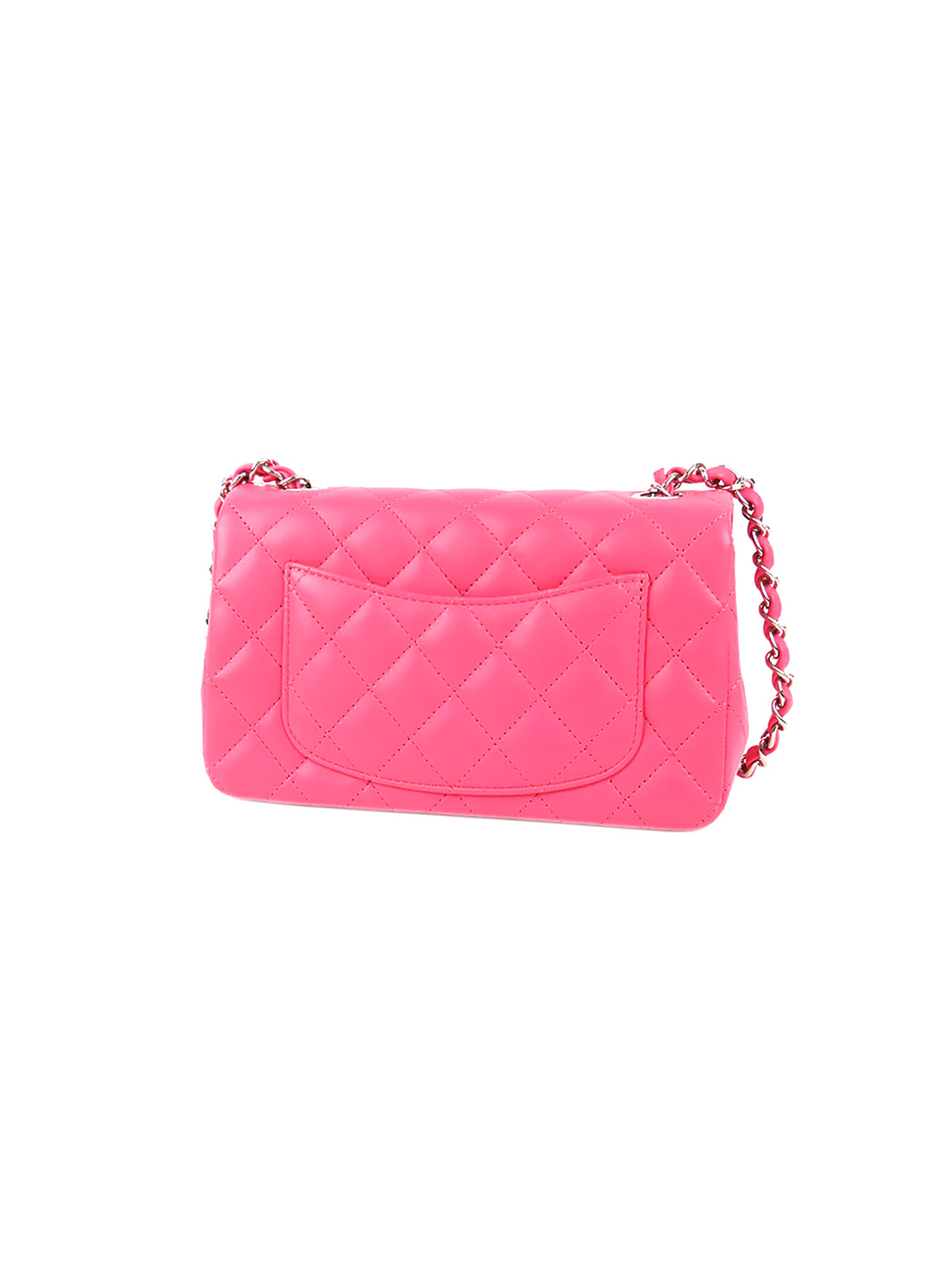 Chanel Pink Quilted Leather Double Carry Small Flap Bag - Yoogi's