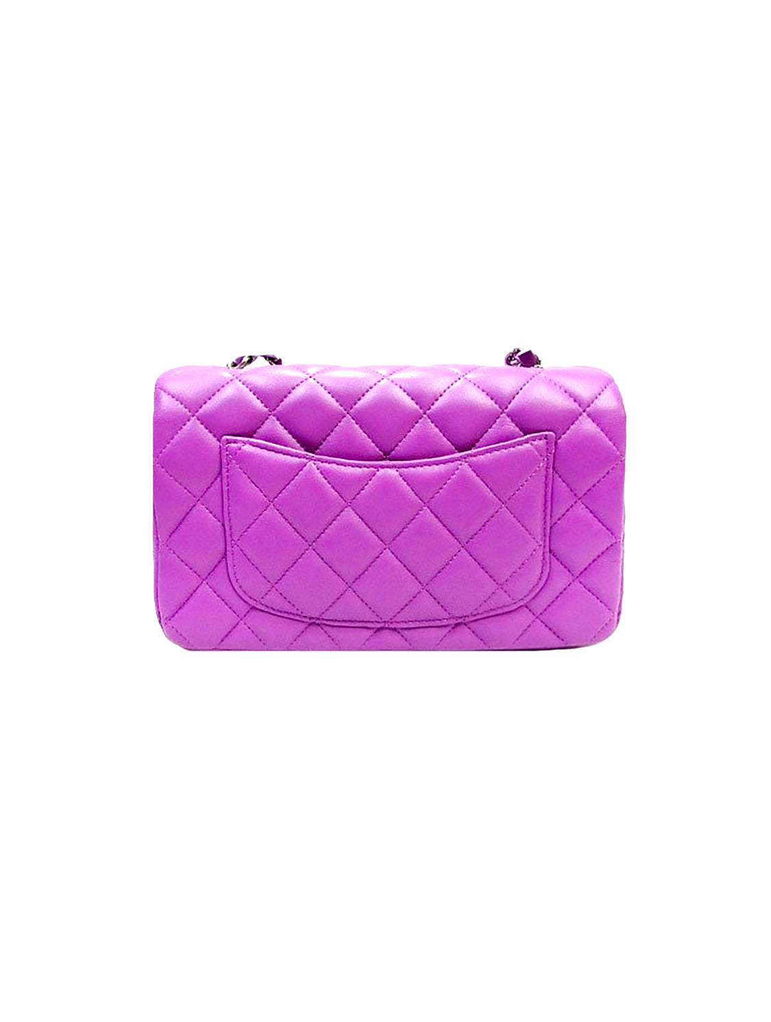 Chanel 2019 Purple Lamb Leather Flap