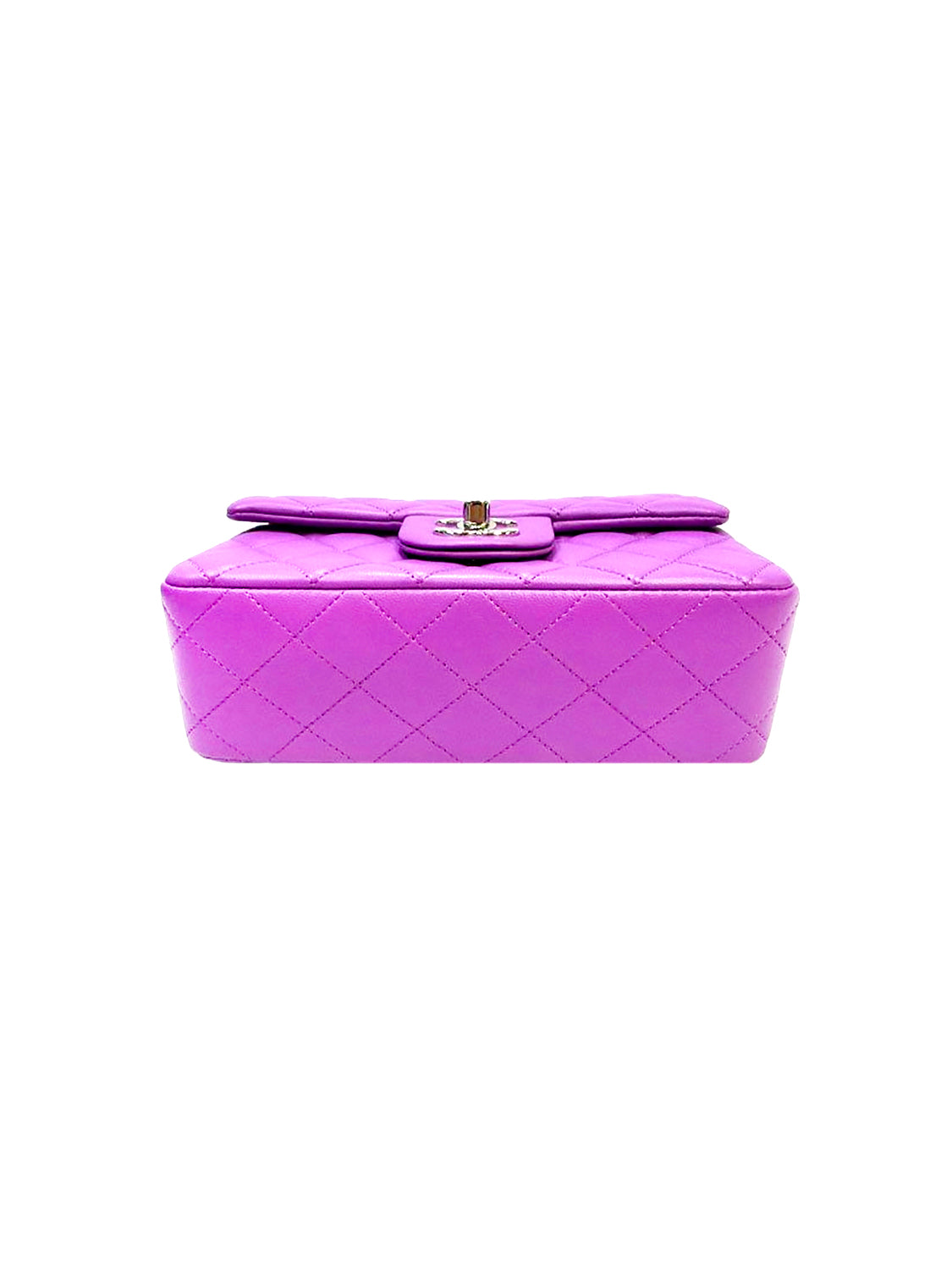 Chanel 2019 Purple Lamb Leather Flap · INTO