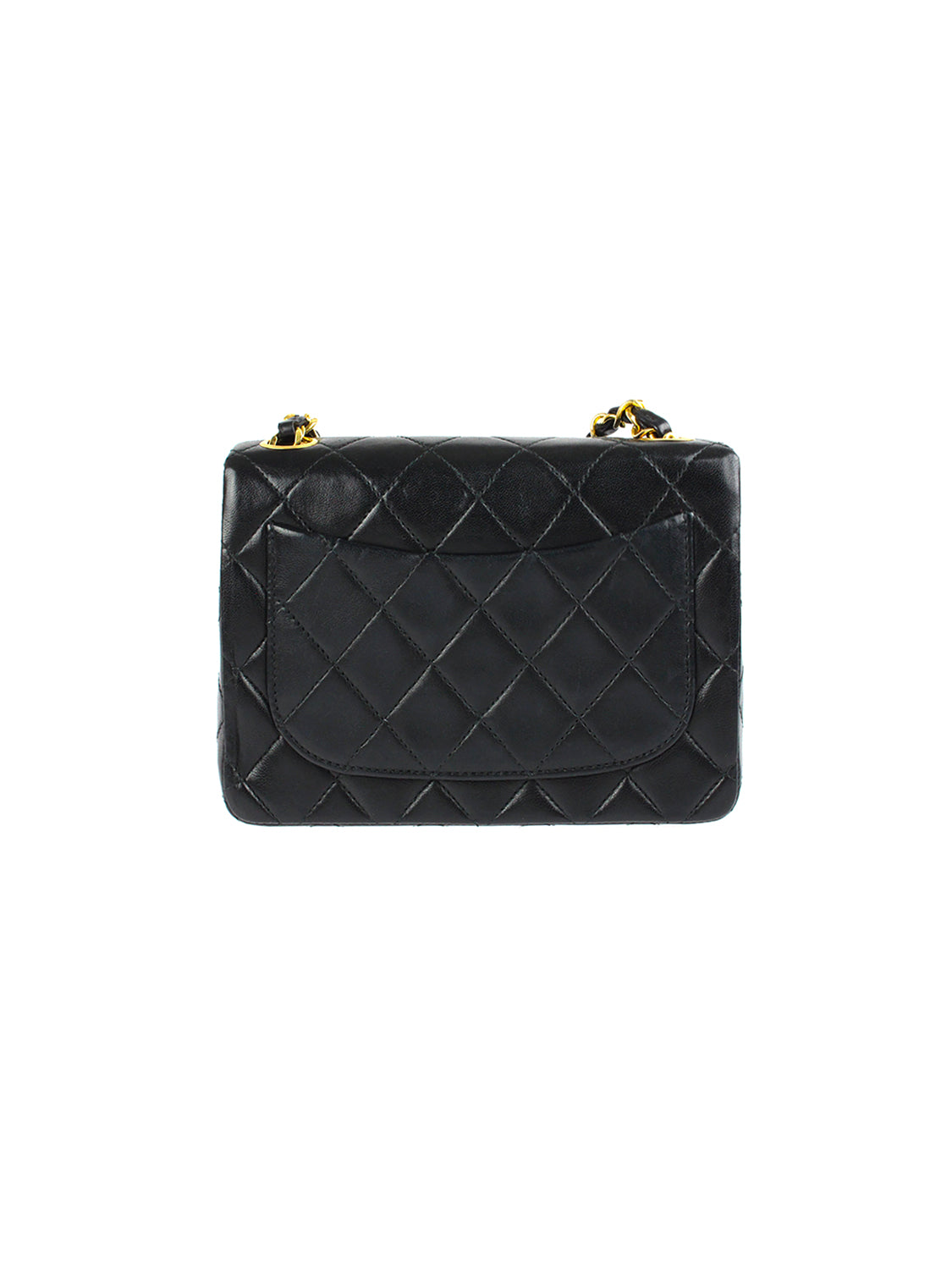 Chanel Small Black Leather Gold Hardware Flap · INTO