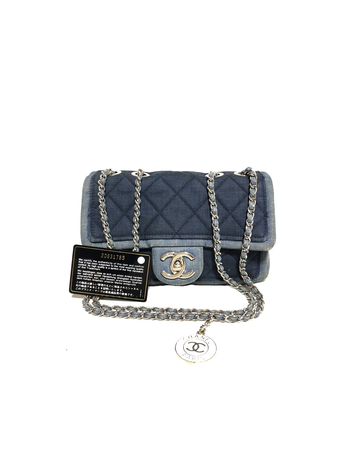 Chanel 2018 Tweed CC Filigree Clutch With Chain · INTO