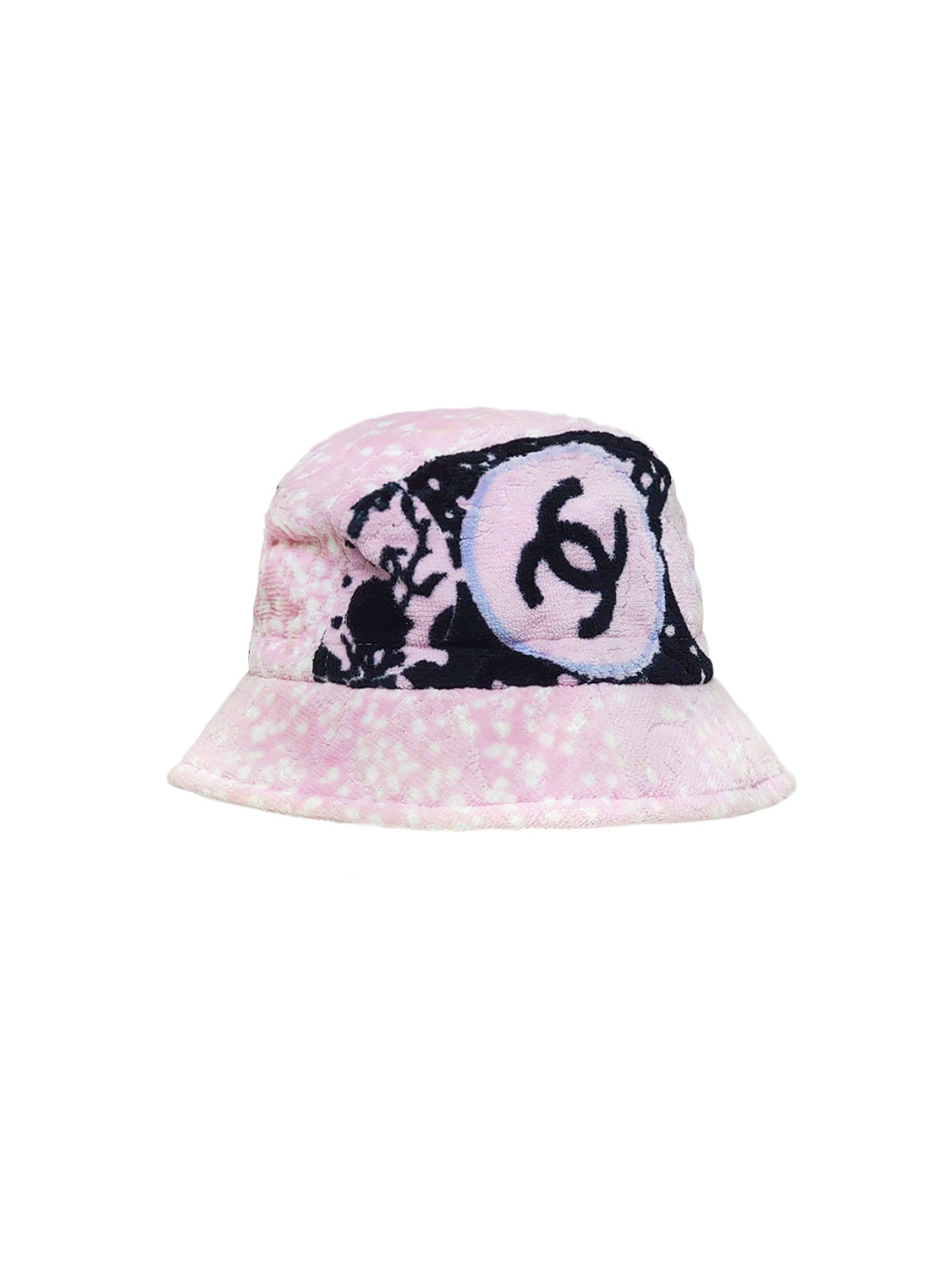Chanel Terrycloth Rare Pink Bucket Hat · INTO