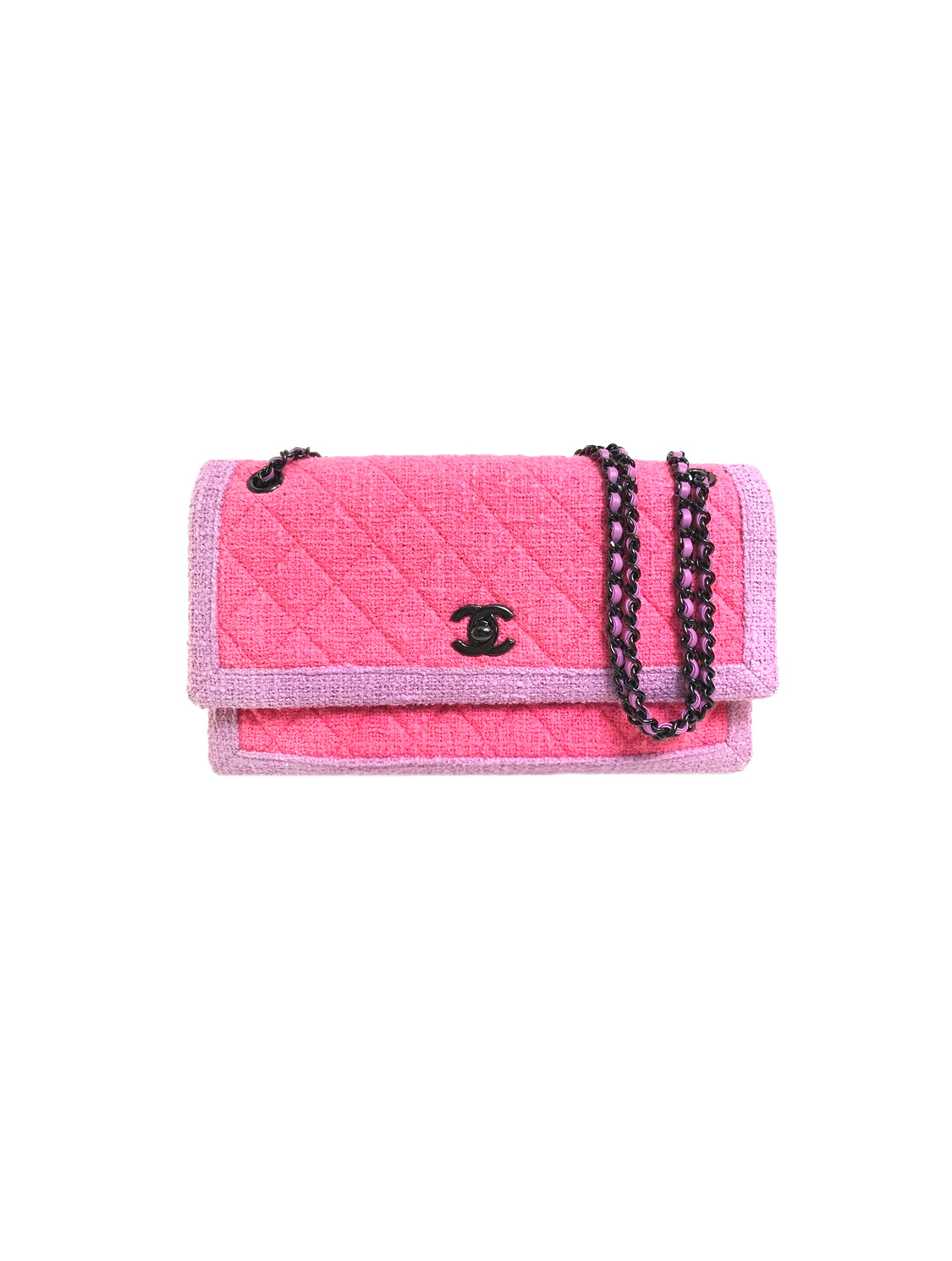 Chanel 2015-2016 Terrycloth Wallet Chain Flap