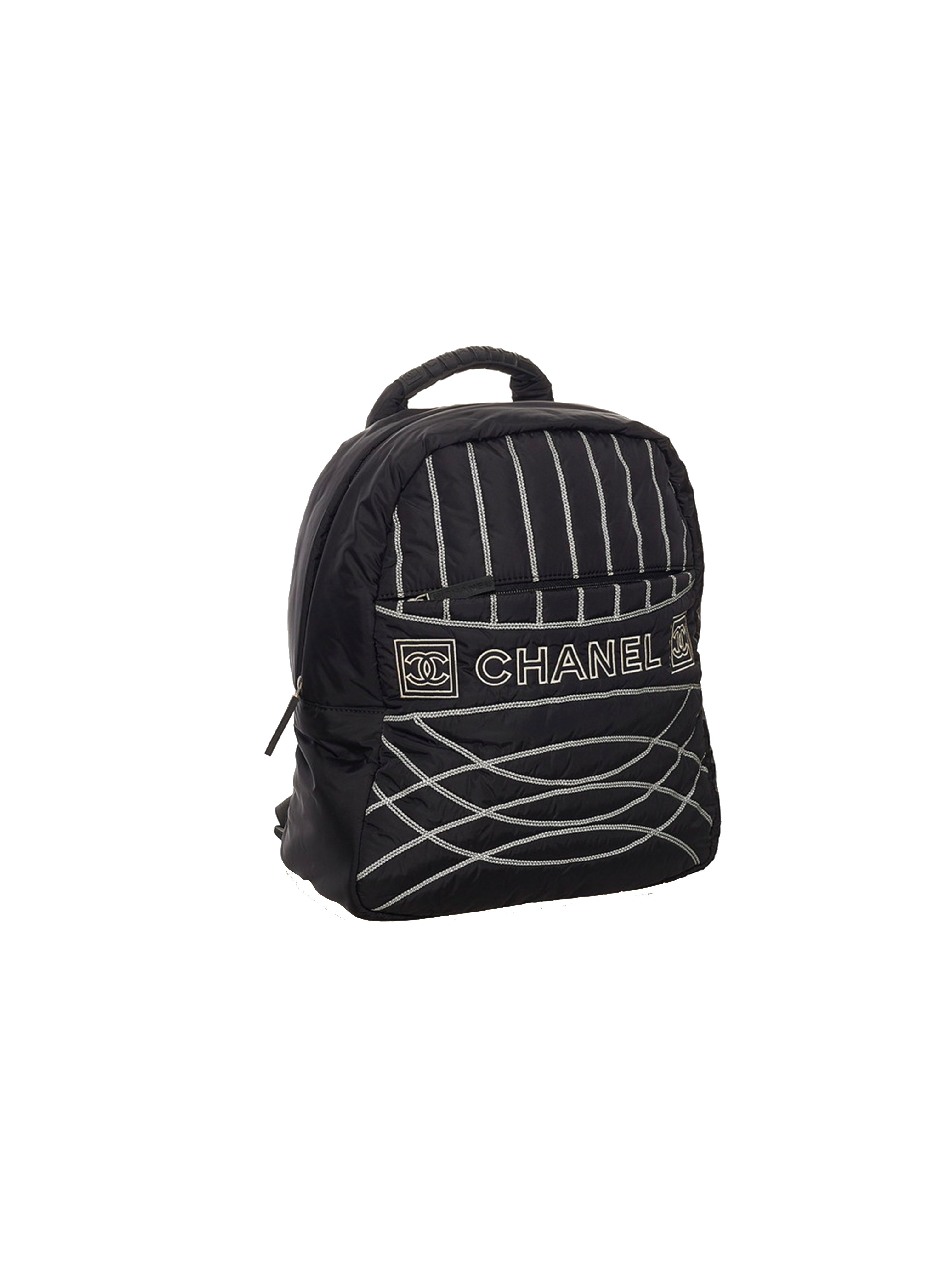Chanel Black Vintage Backpack - Gem