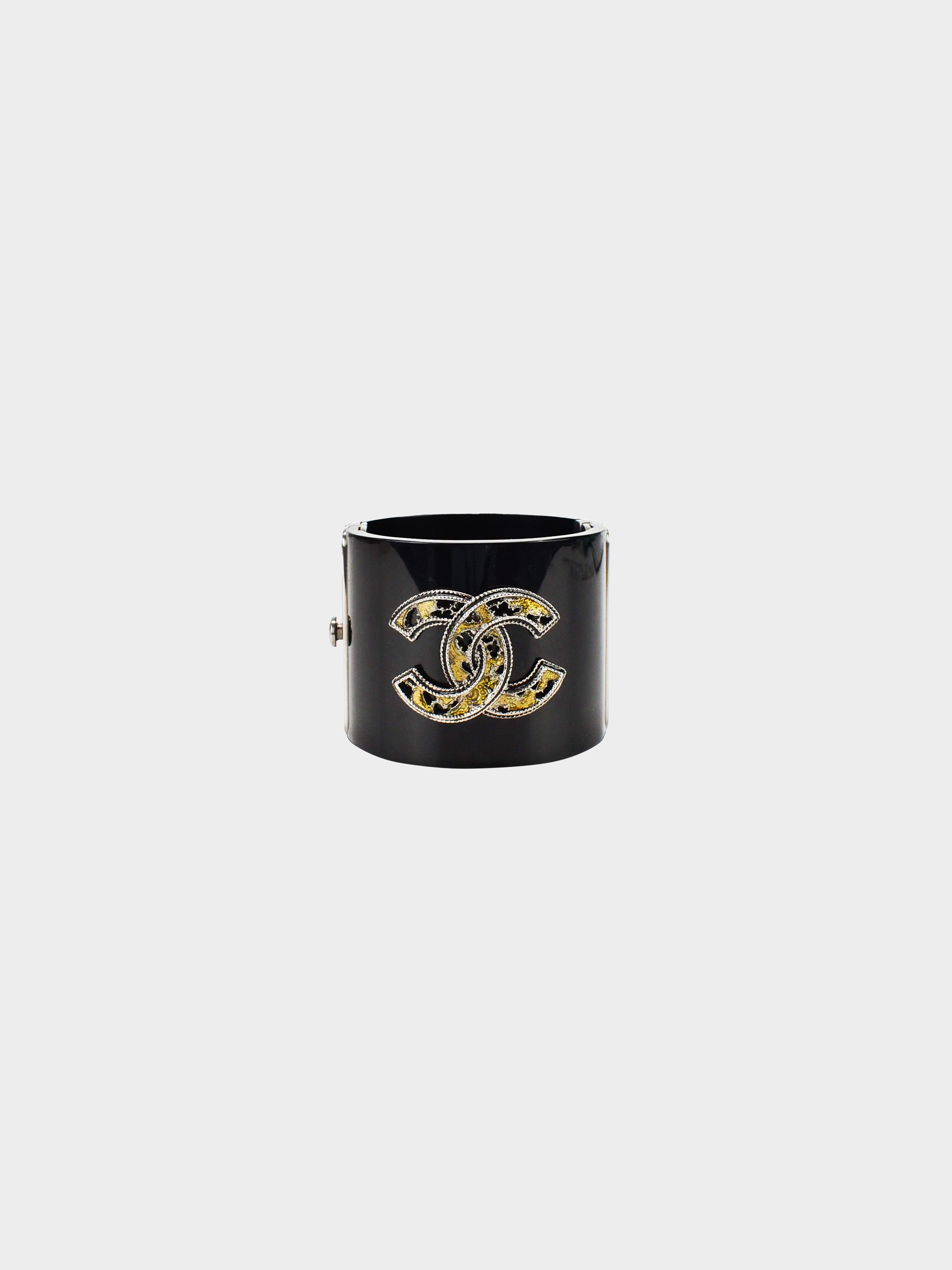 Chanel FW 2010 Gold Flake Cuff Bracelet