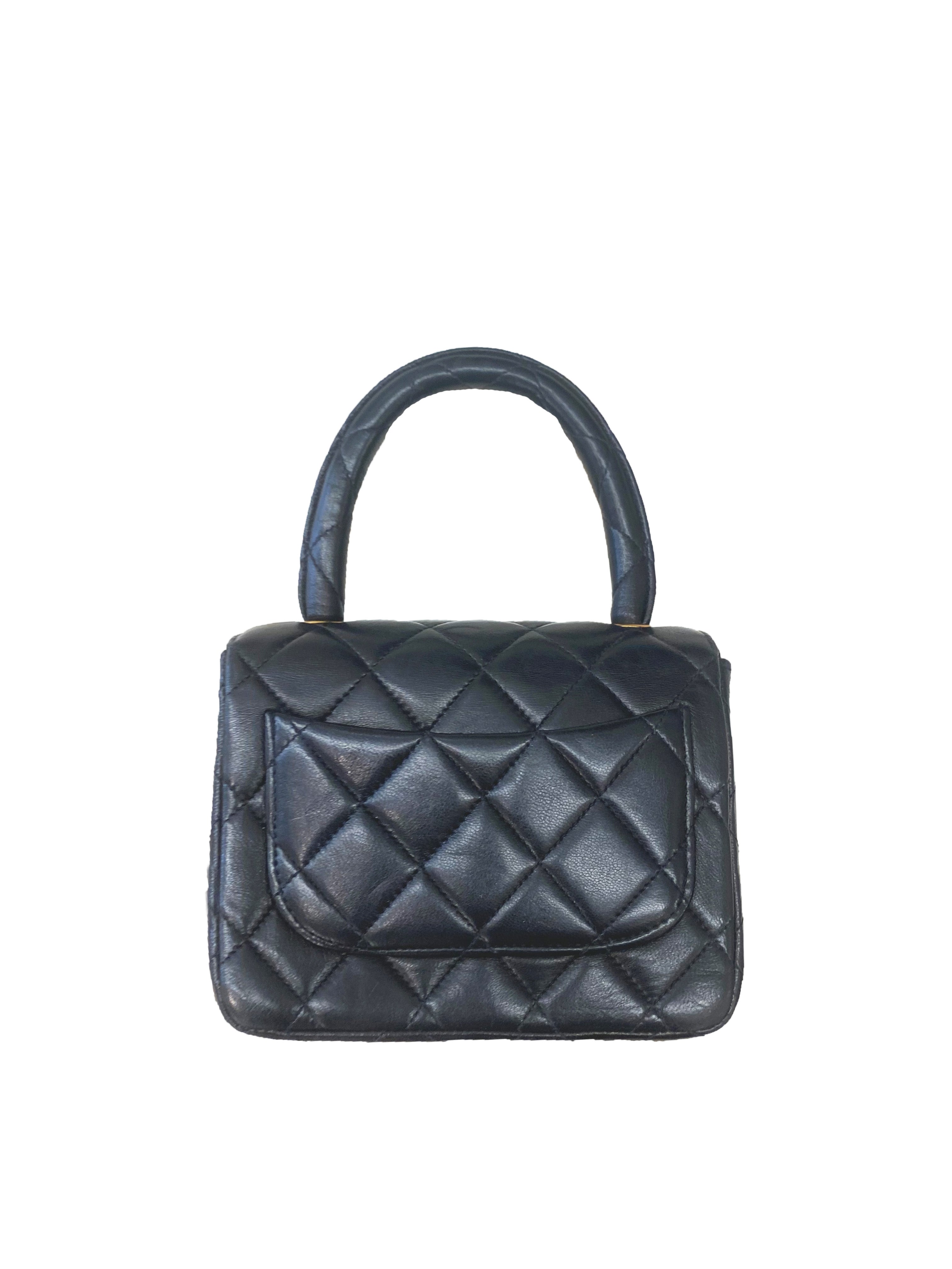 Chanel 1991 Mini Kelly Quilted Lambskin Bag · INTO