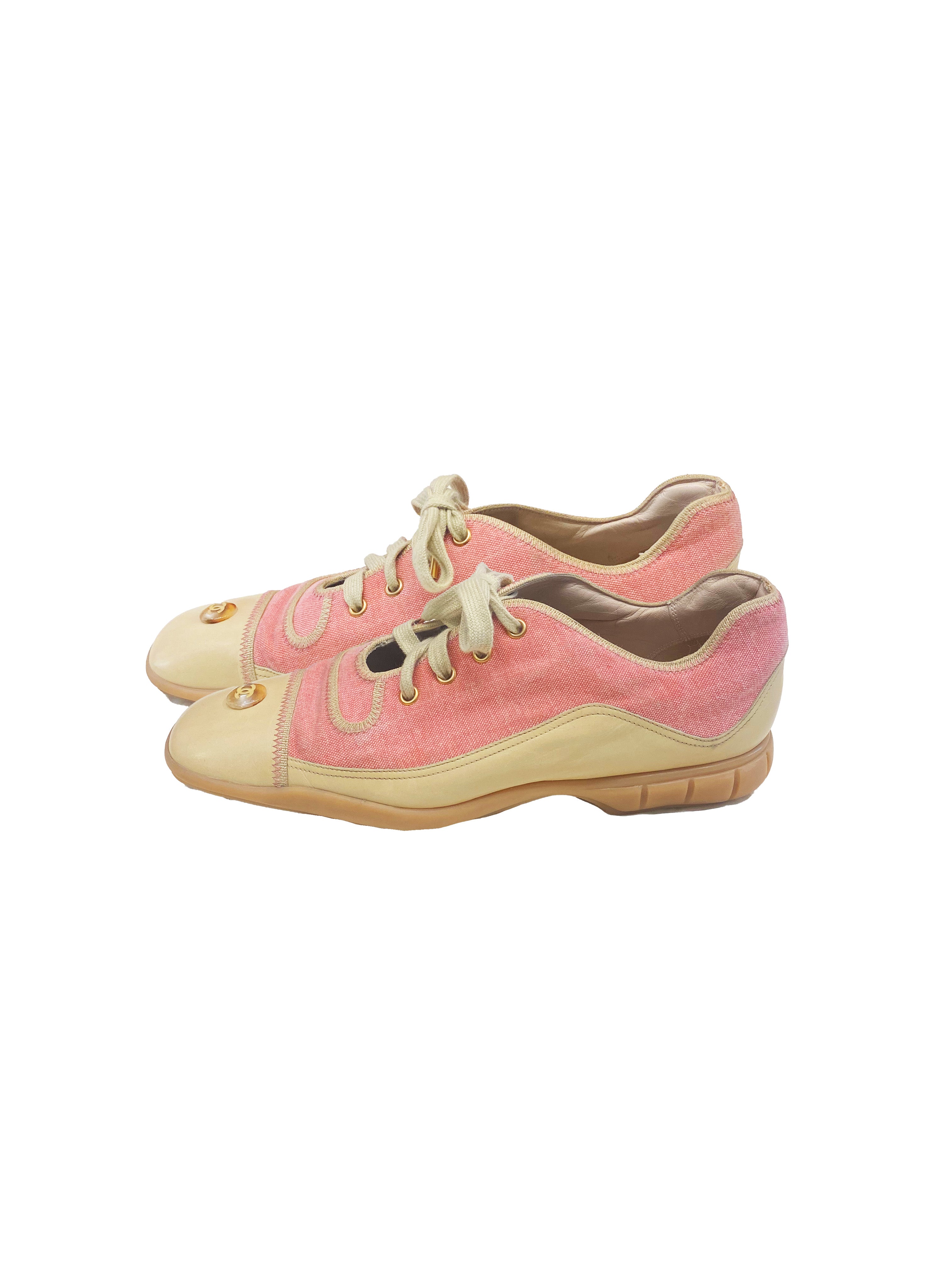 Chanel Women's Pink Sneakers & Athletic Shoes