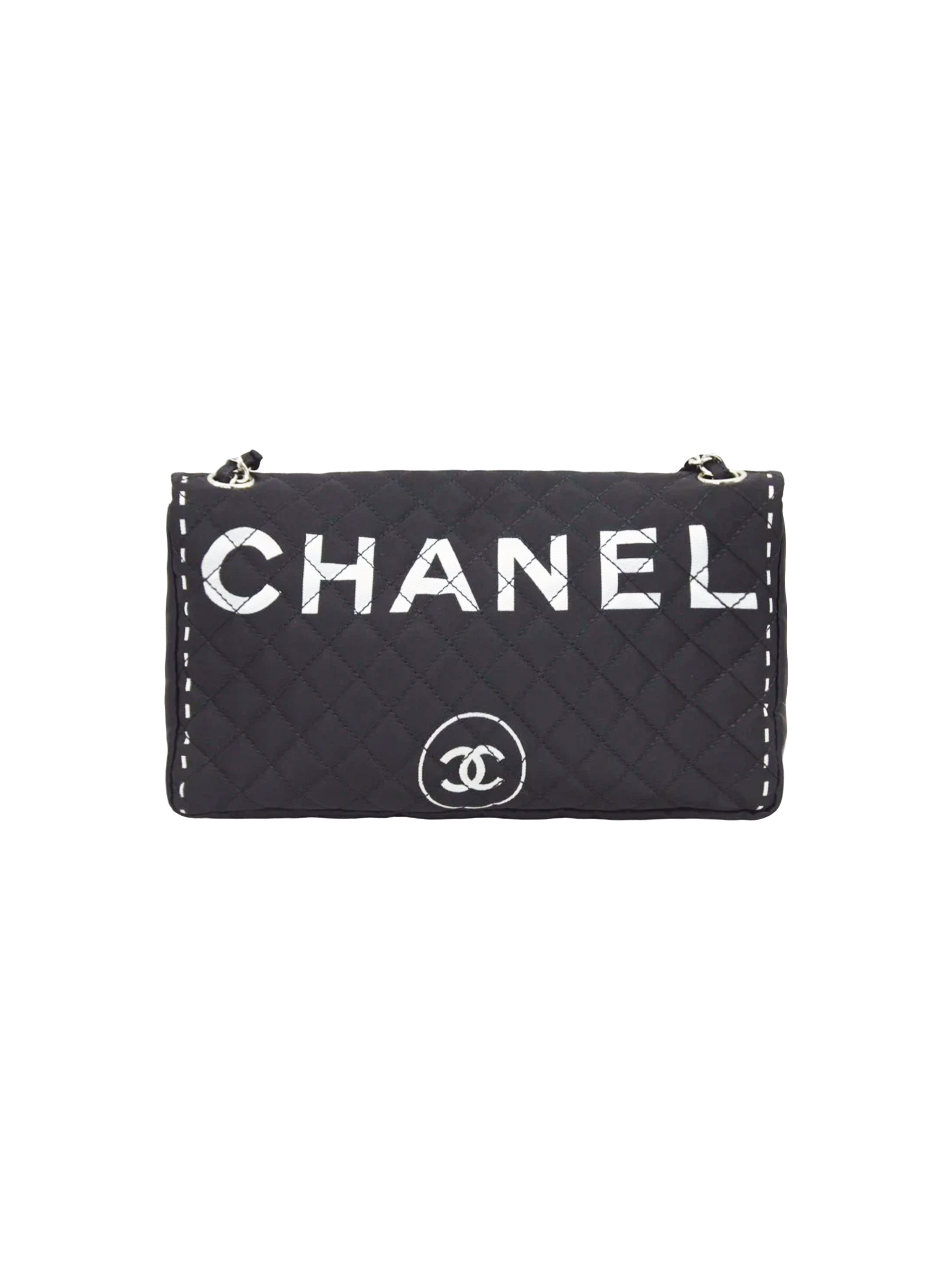 Black Chanel Medium Curvy Cosmetic Pouch – Designer Revival