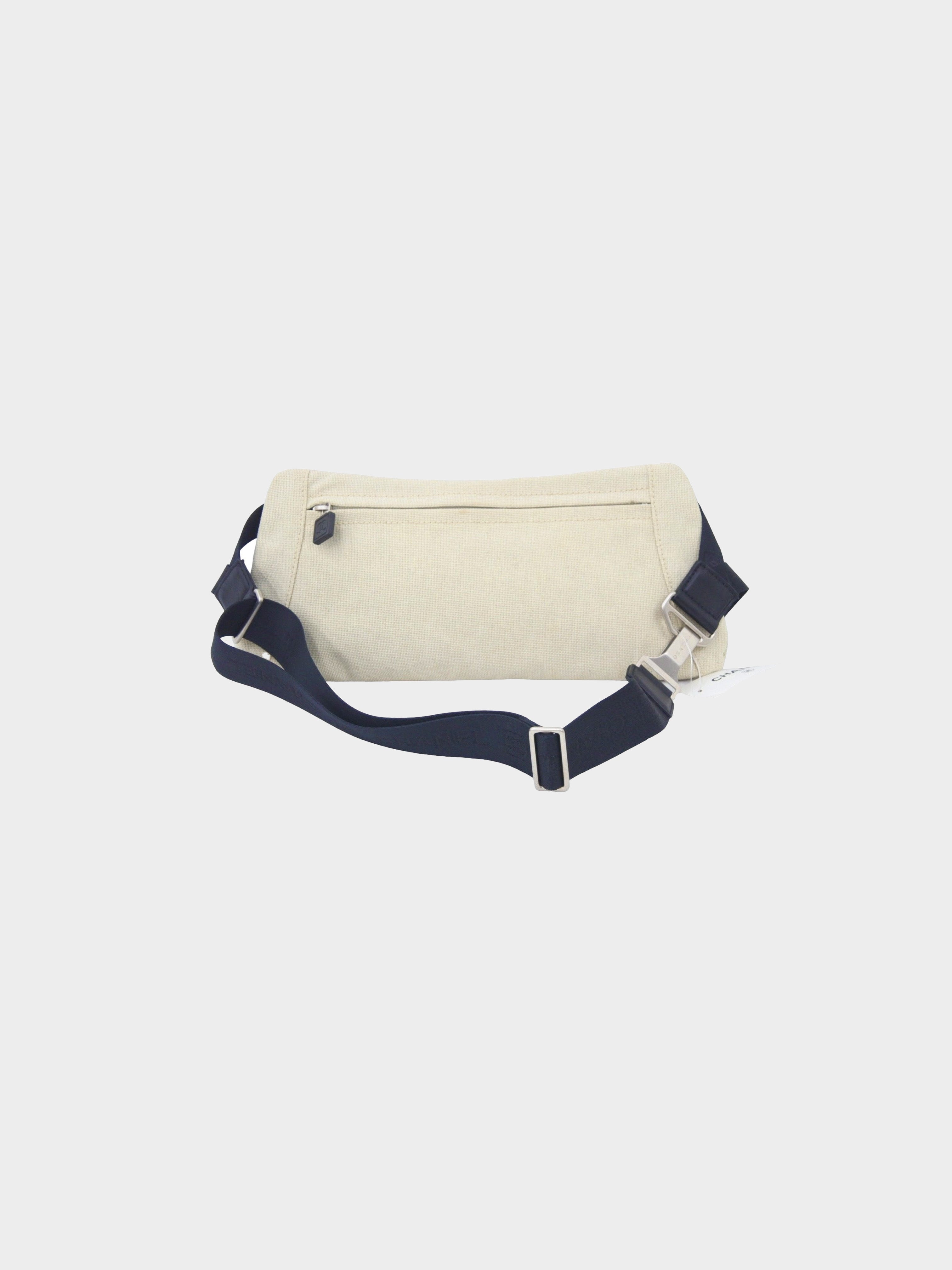 Chanel Sport 2004 Beige Waist Pouch Bag