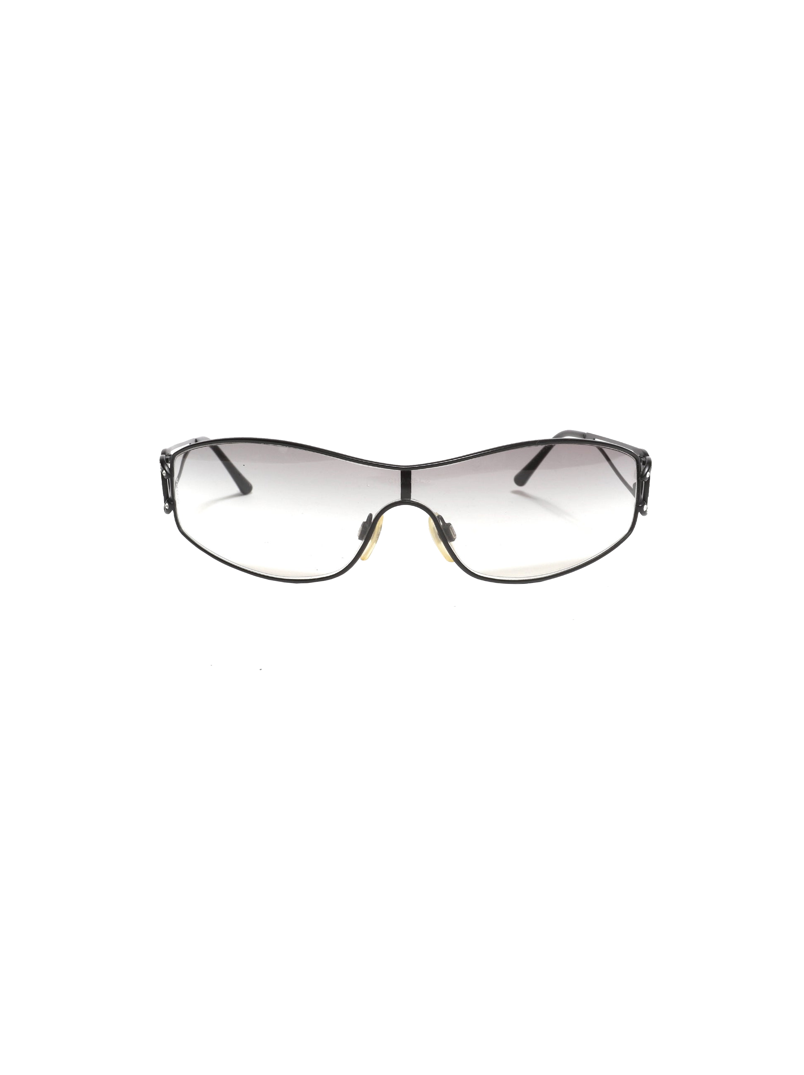 Chanel Cc Logo Silver Eyewear Sunglasses