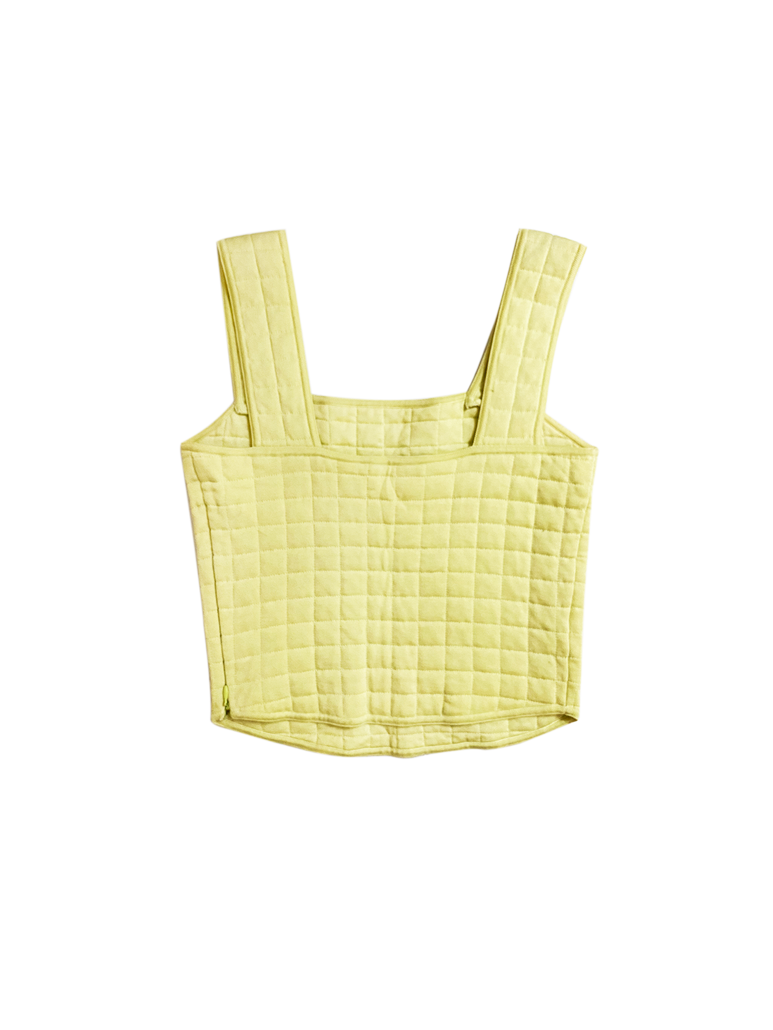 Chanel Sports Quilted Yellow Top