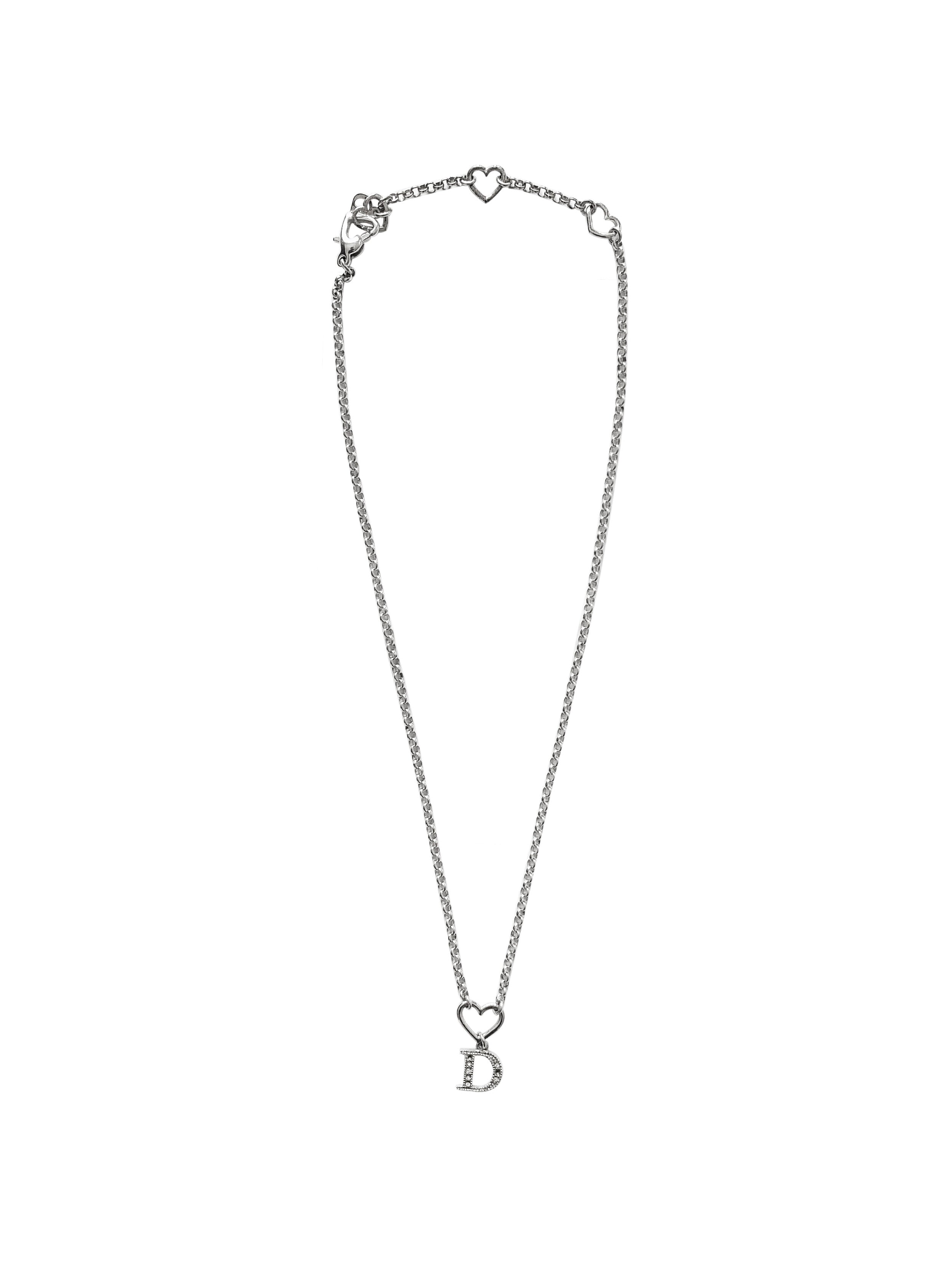Christian Dior 2000s Black Circle Pendant Necklace · INTO