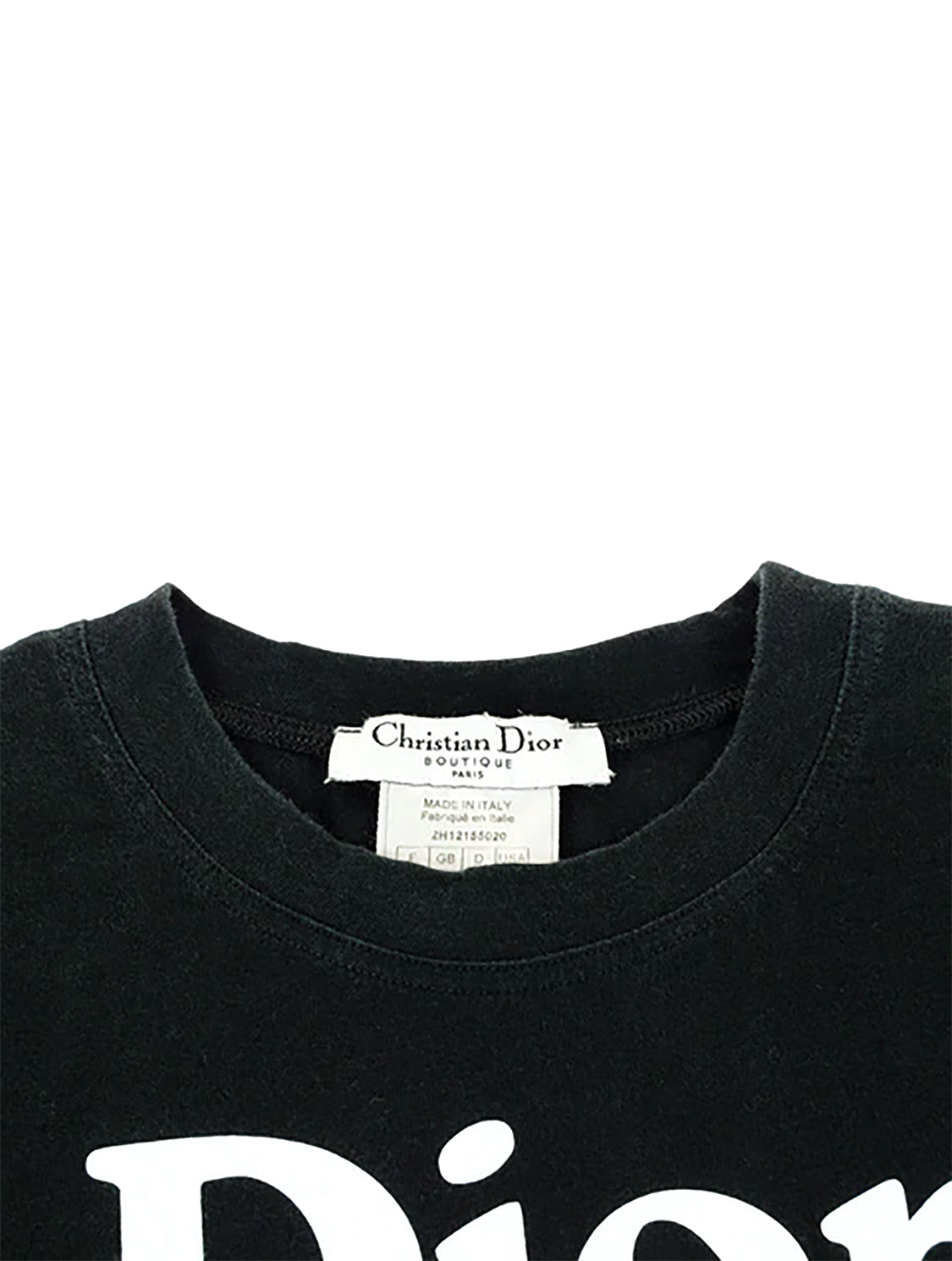 Christian Dior 2000s Dior Addict Black T-Shirt · INTO