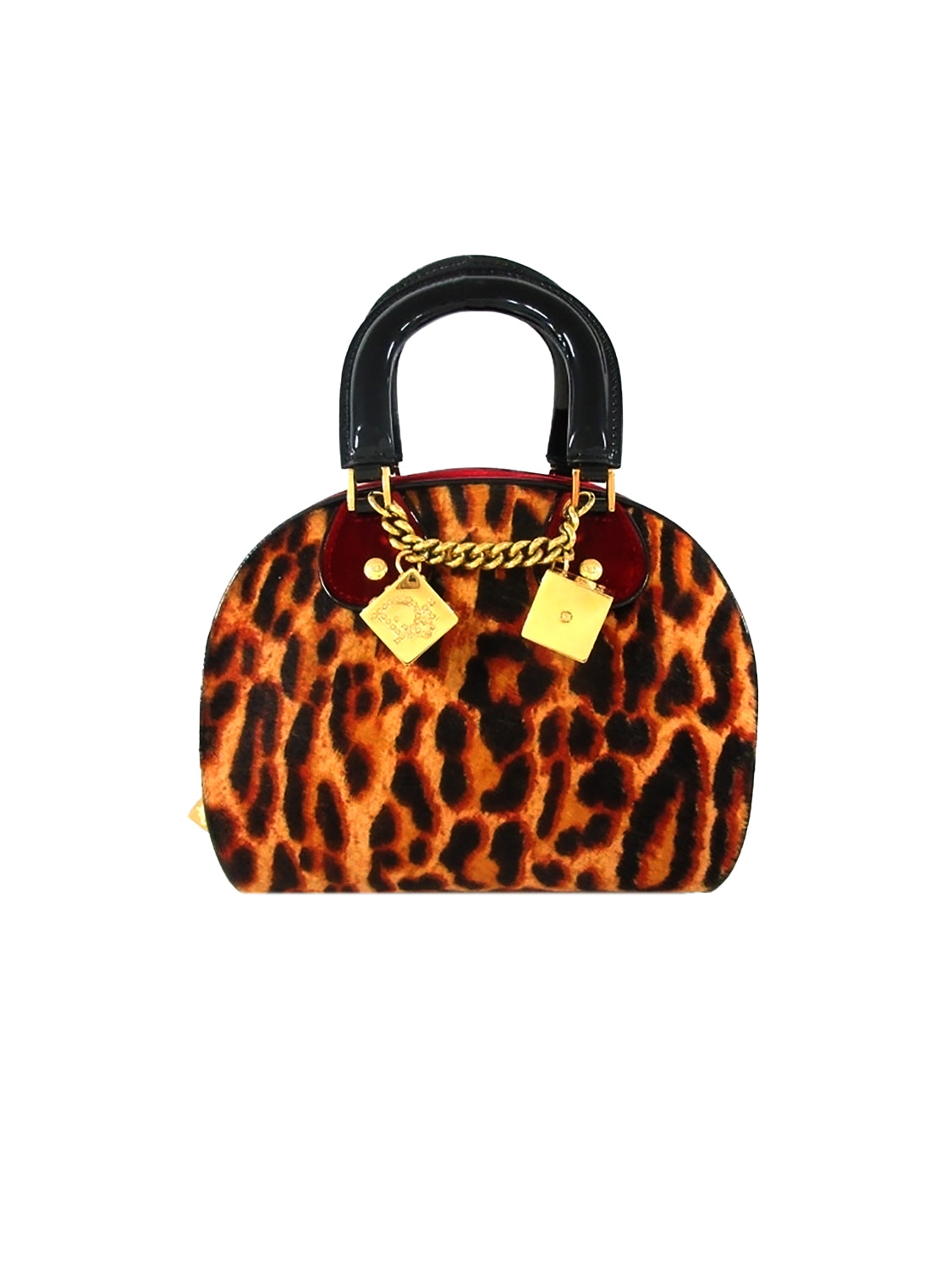 Christian Dior 2010 Leopard Print Large Logo Shoulder bag · INTO