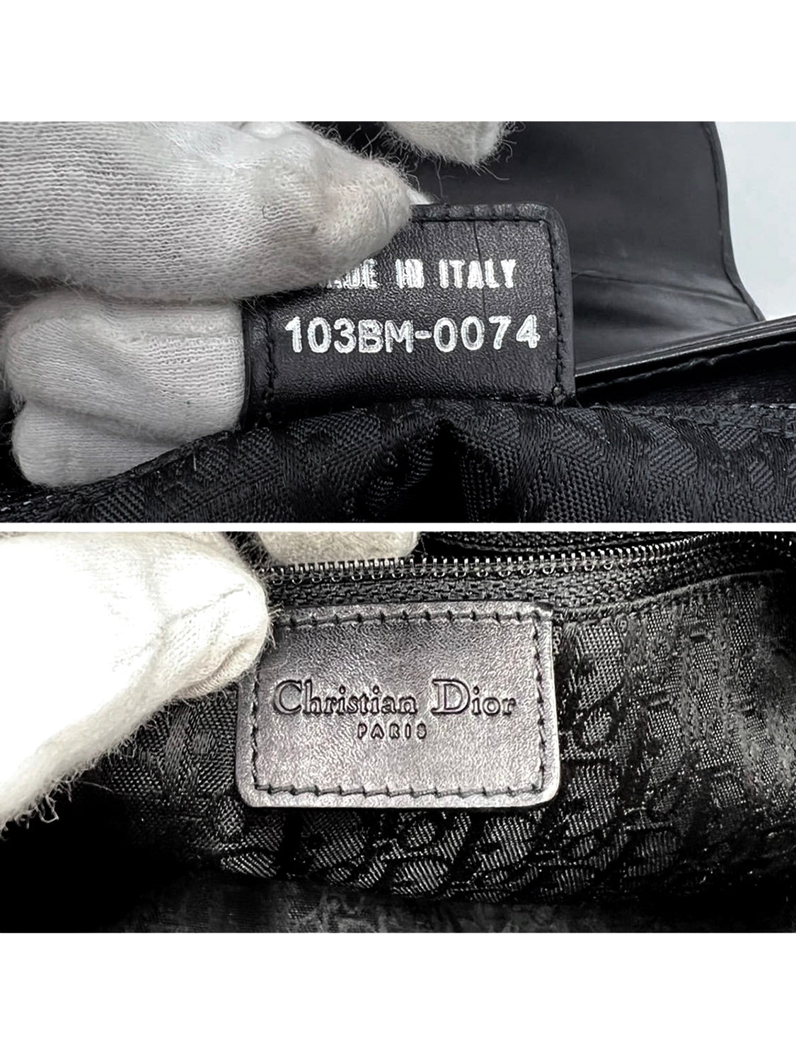 Dior Logo Plaque Shoulder Bag