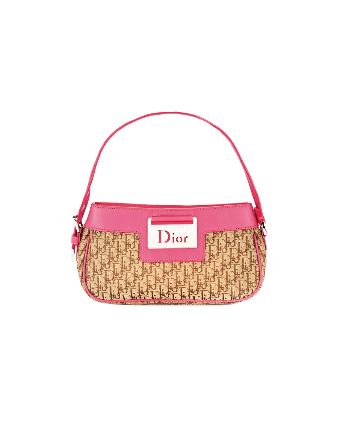 Christian Dior 2000s Pink Trotter Lock Boston Bag · INTO